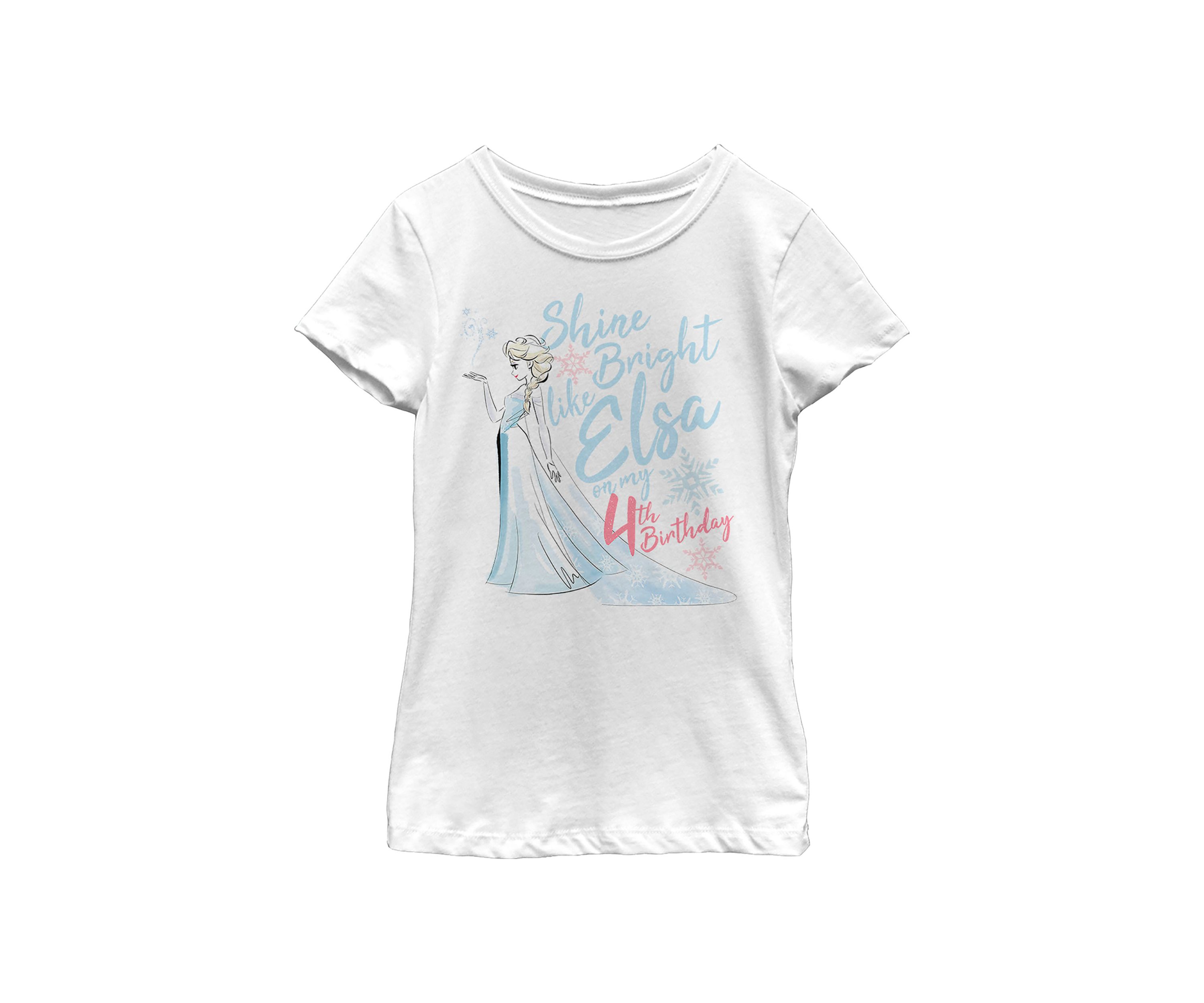 Girls 7-16 Birthday Queen Four Graphic T-Shirt