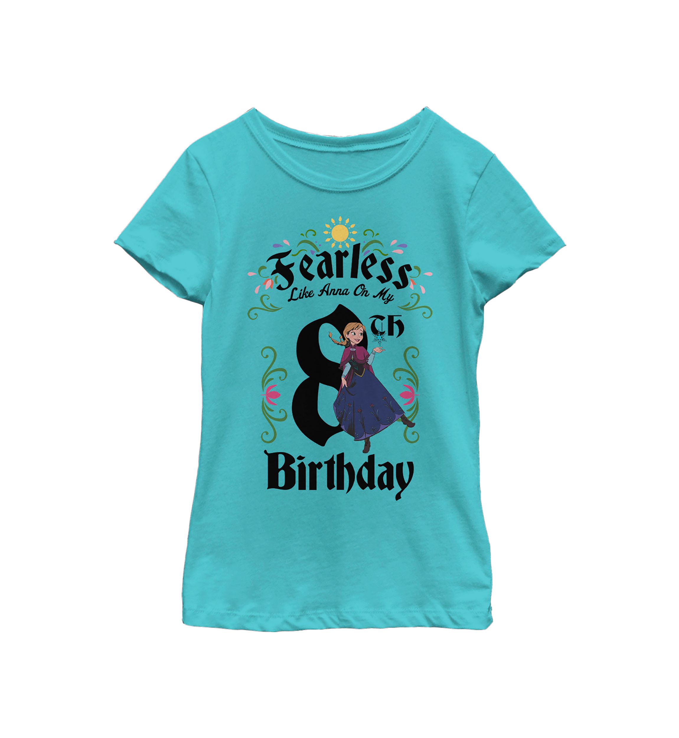 Girls 7-16 Anna Birthday 8 Graphic T-Shirt
