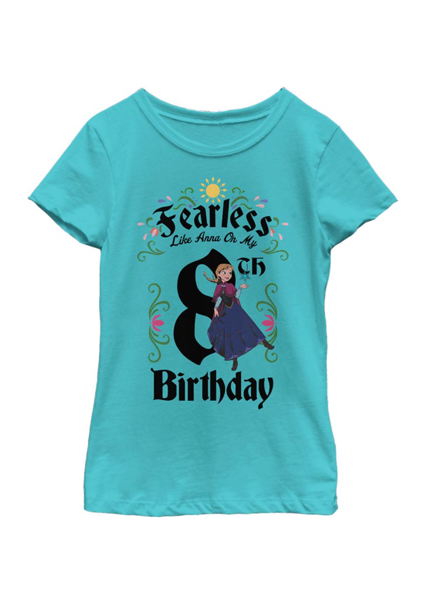 Girls 7-16 Anna Birthday 8 Graphic T-Shirt
