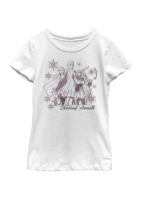 Disney® Frozen Girls 7-16 Destiny Awaits Graphic T-Shirt