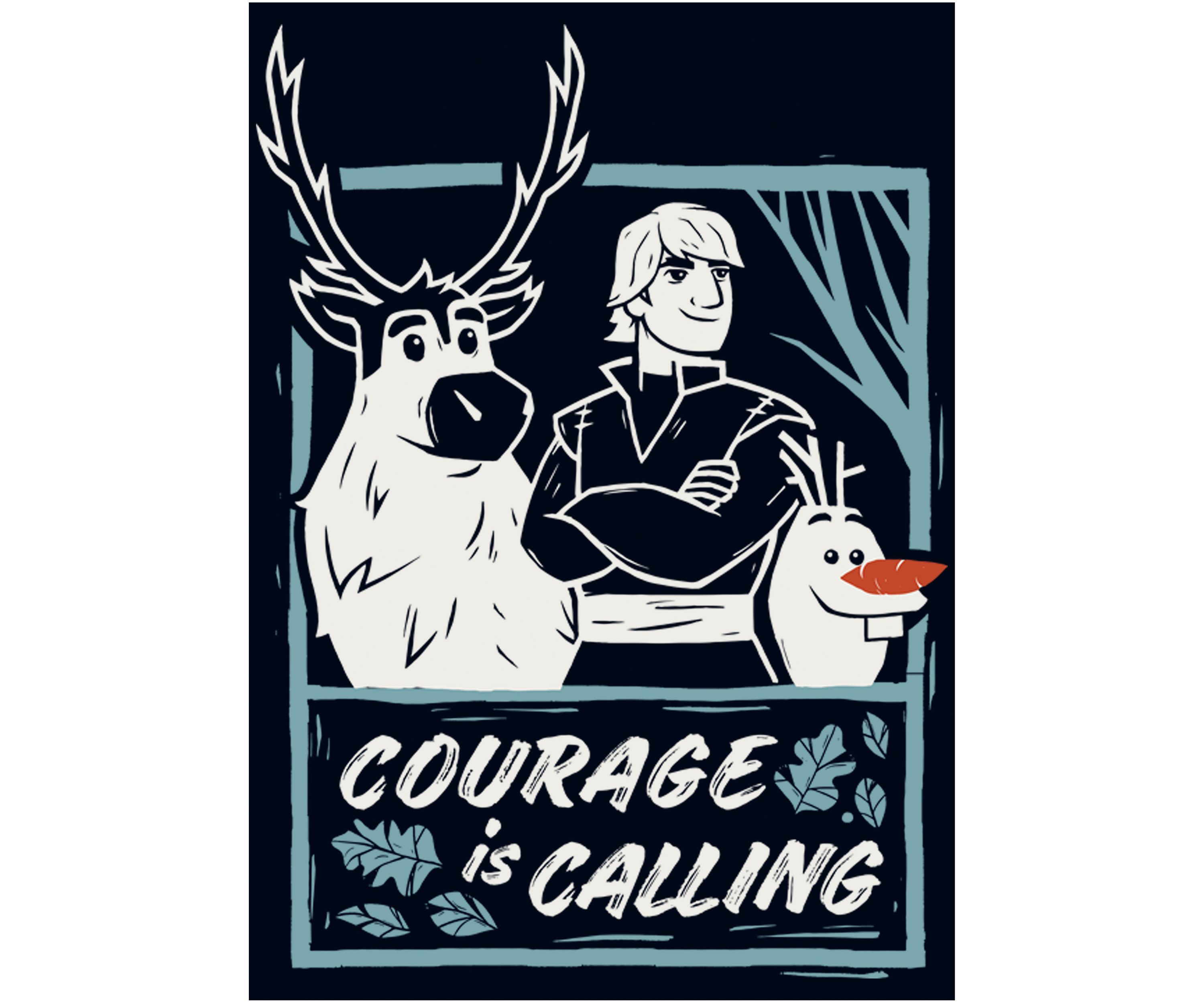 Girls 7-16 Courage Calls Graphic T-Shirt