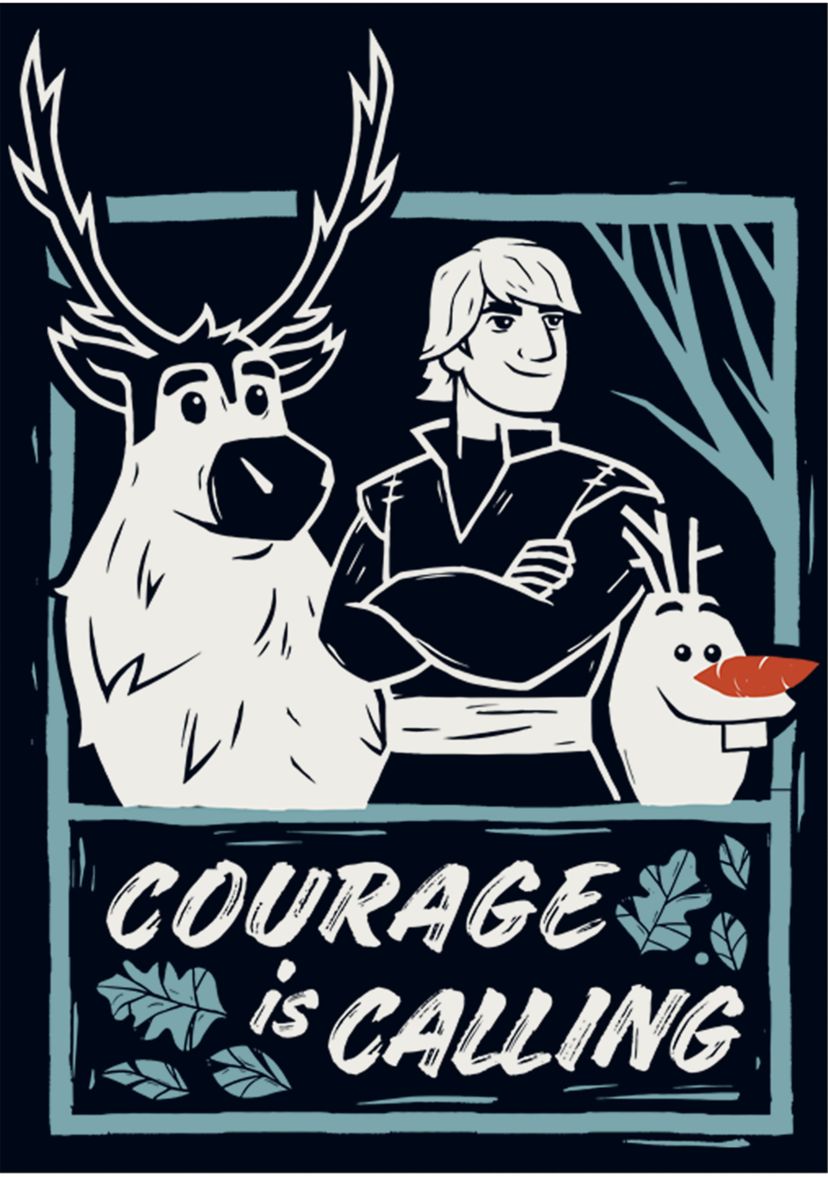 Girls 7-16 Courage Calls Graphic T-Shirt