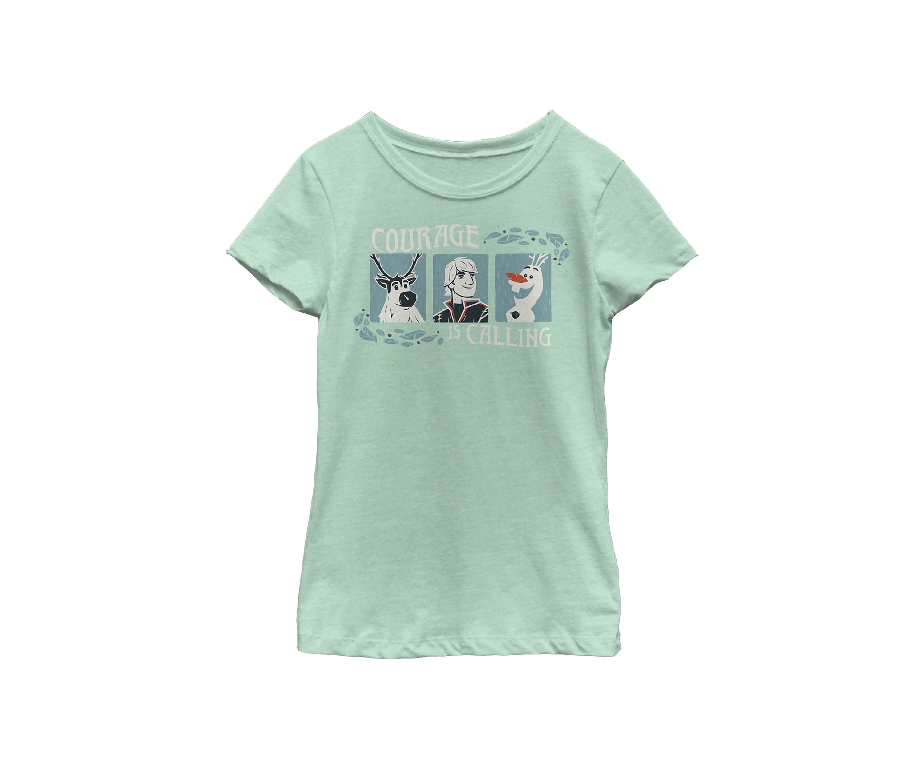 Girls 7-16 Courage Woodcut Graphic T-Shirt