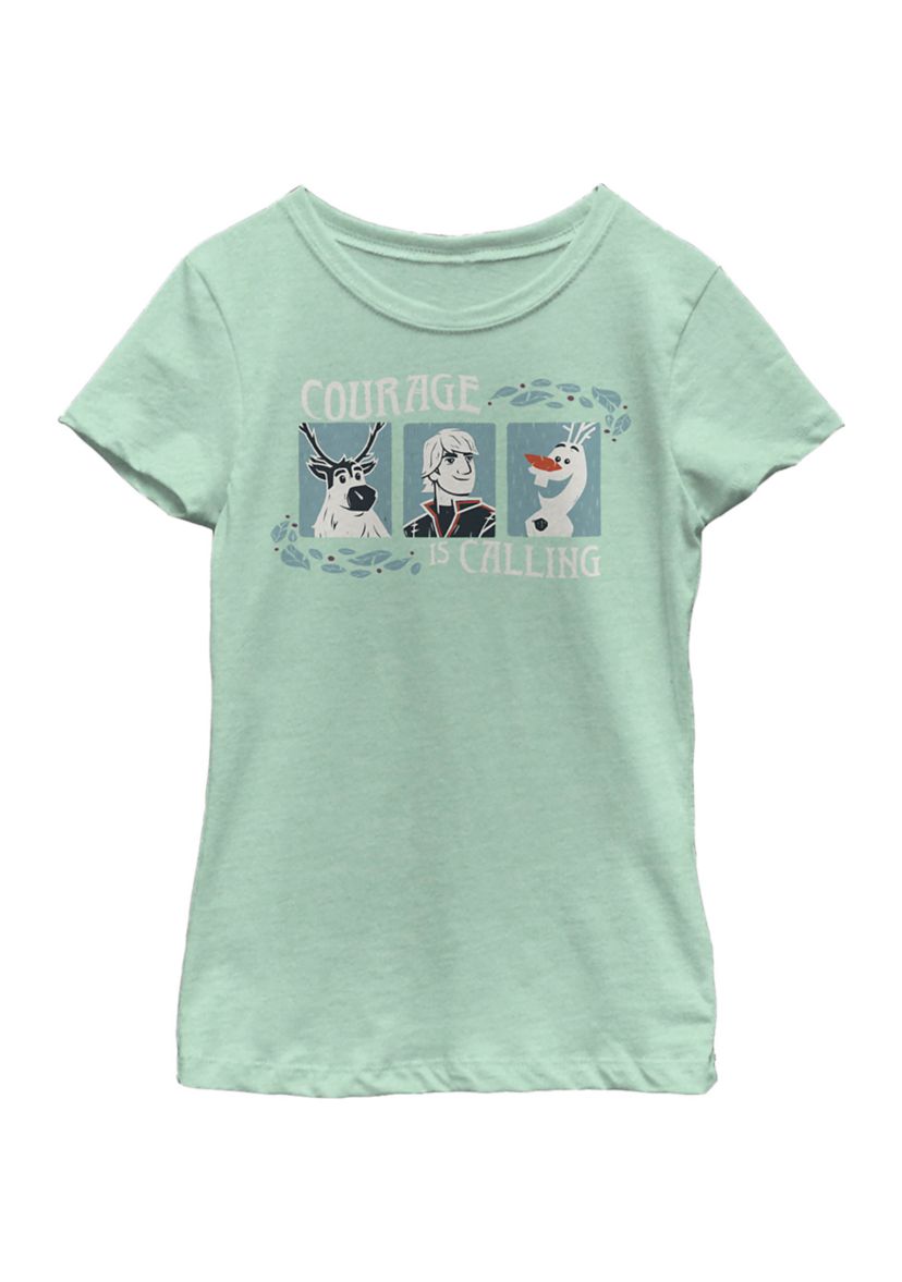 Girls 7-16 Courage Woodcut Graphic T-Shirt