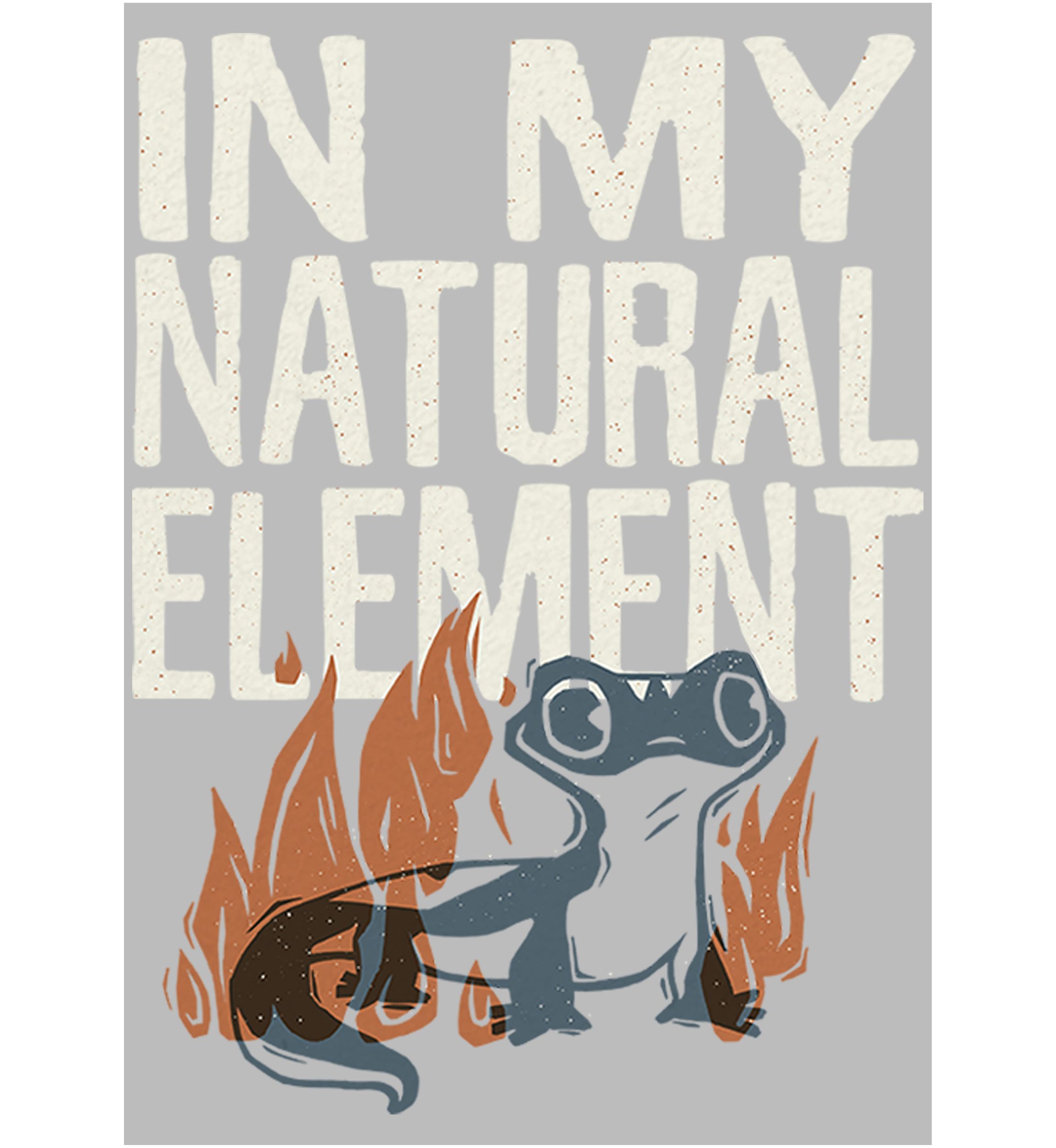 Girls 4-6x Frozen Salamander Woodcut Graphic T-Shirt