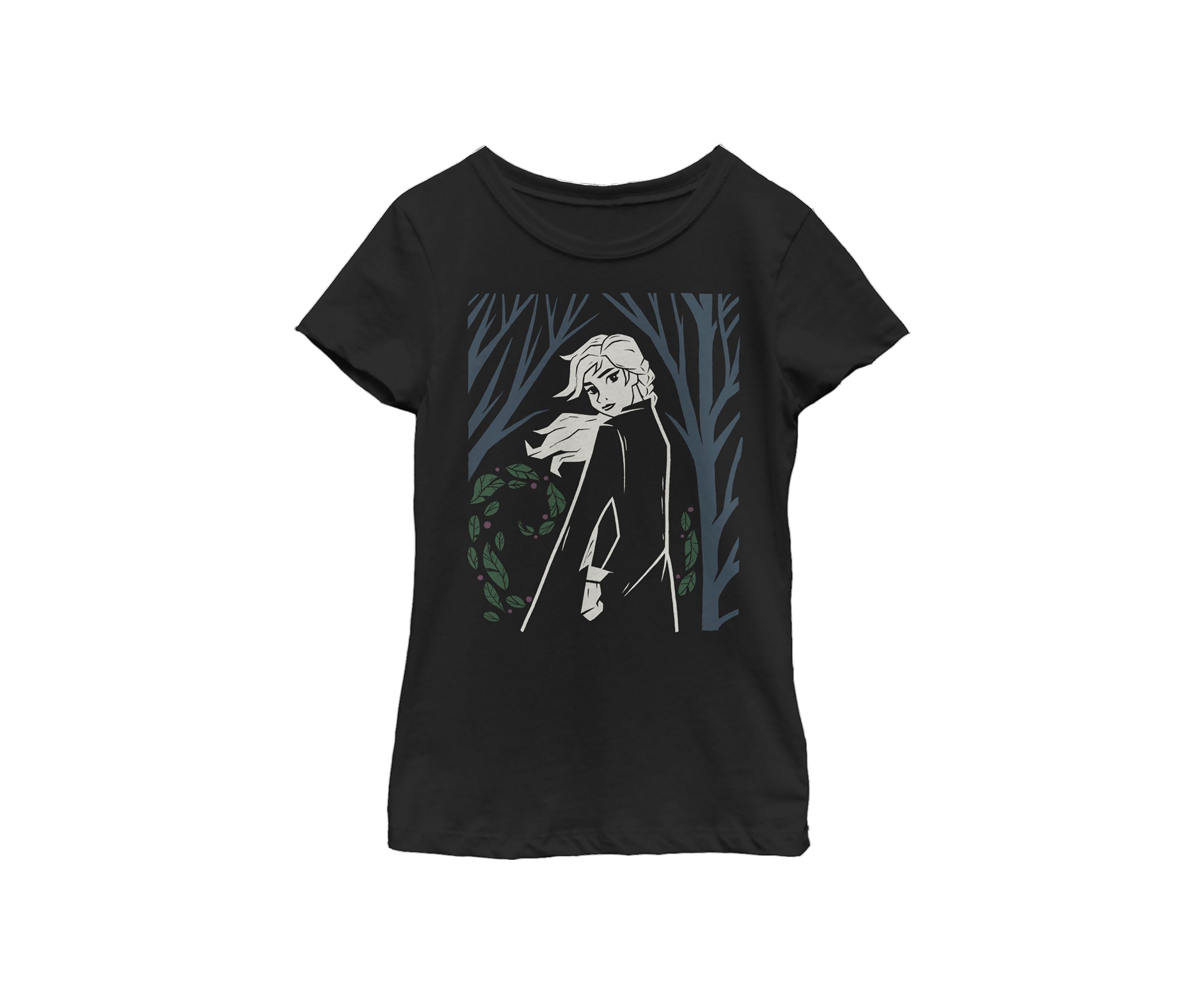 Girls 7-16 Elsa Wooded Graphic T-Shirt