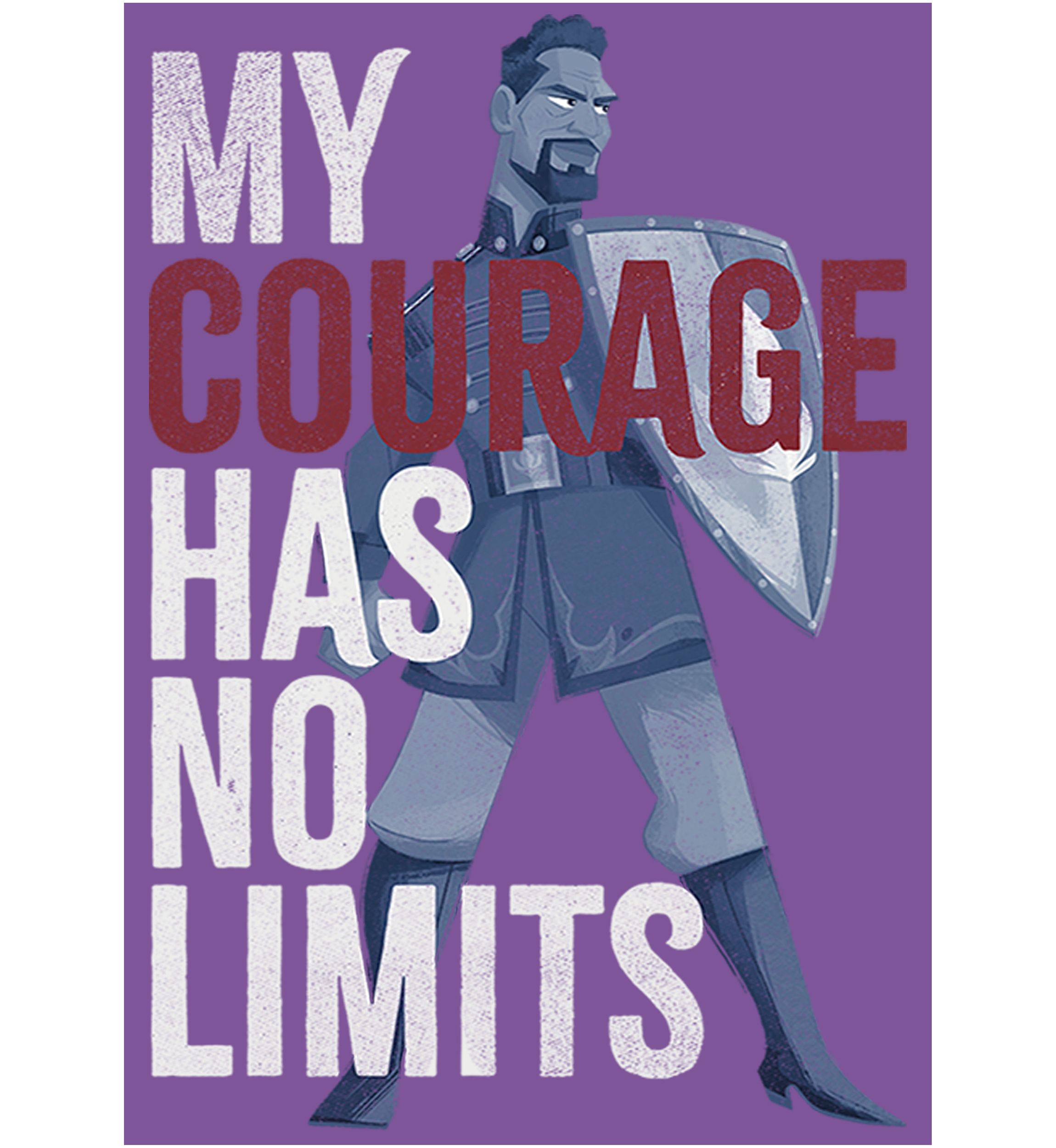 Girls 4-6x Courage Stack Graphic T-Shirt