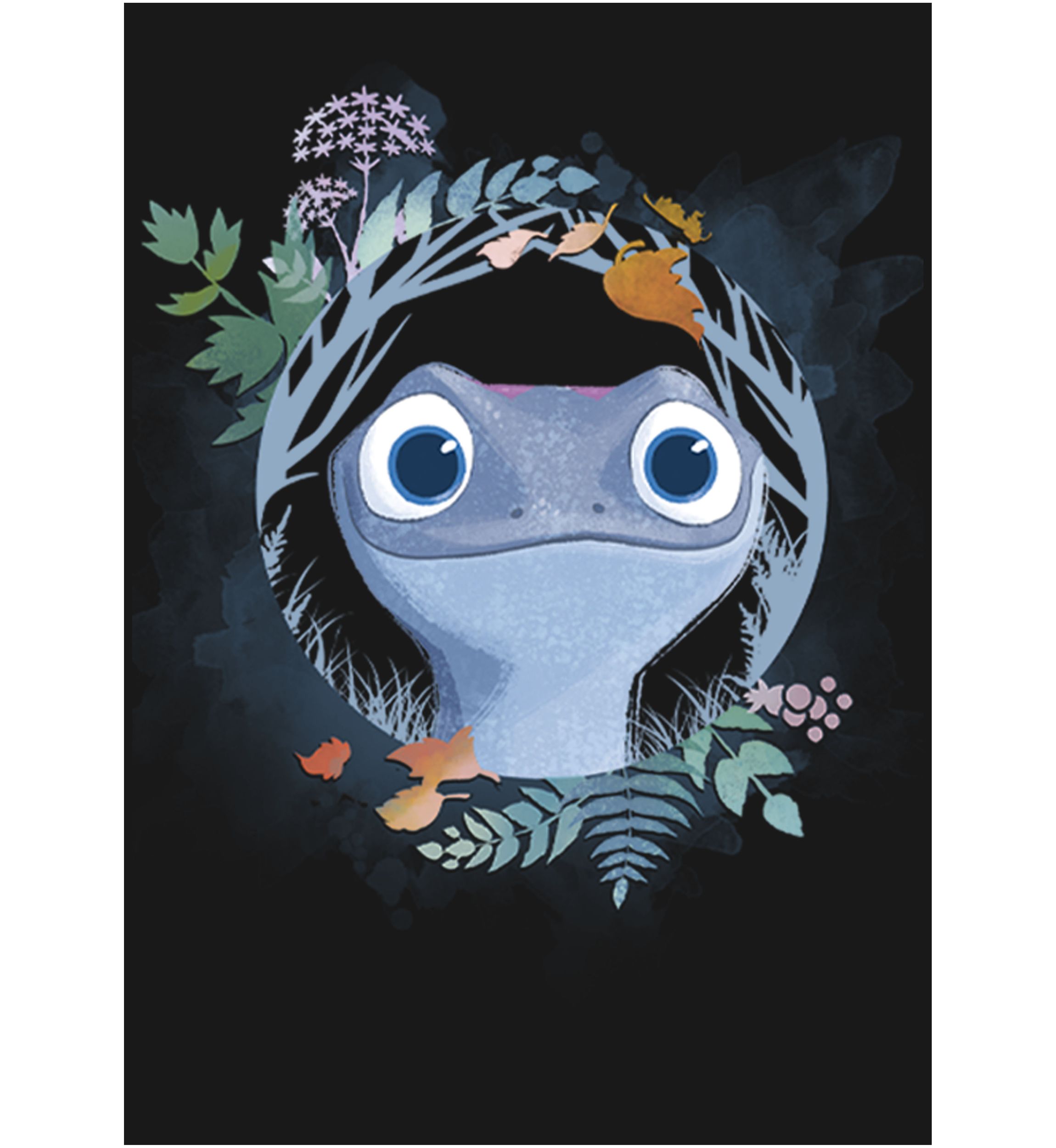 Girls 4-6x Watercolor Salamander Graphic T-Shirt