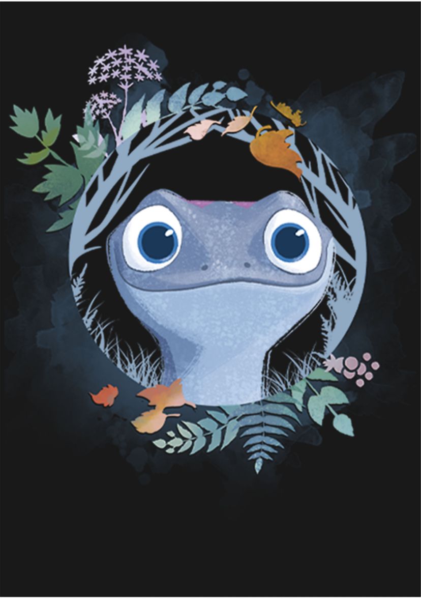 Girls 4-6x Watercolor Salamander Graphic T-Shirt