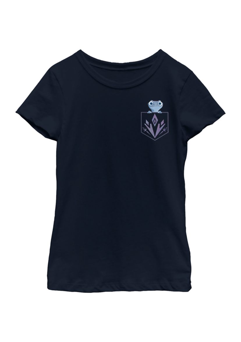 Girls 4-6x  Fire Salamander Pocket Graphic T-Shirt