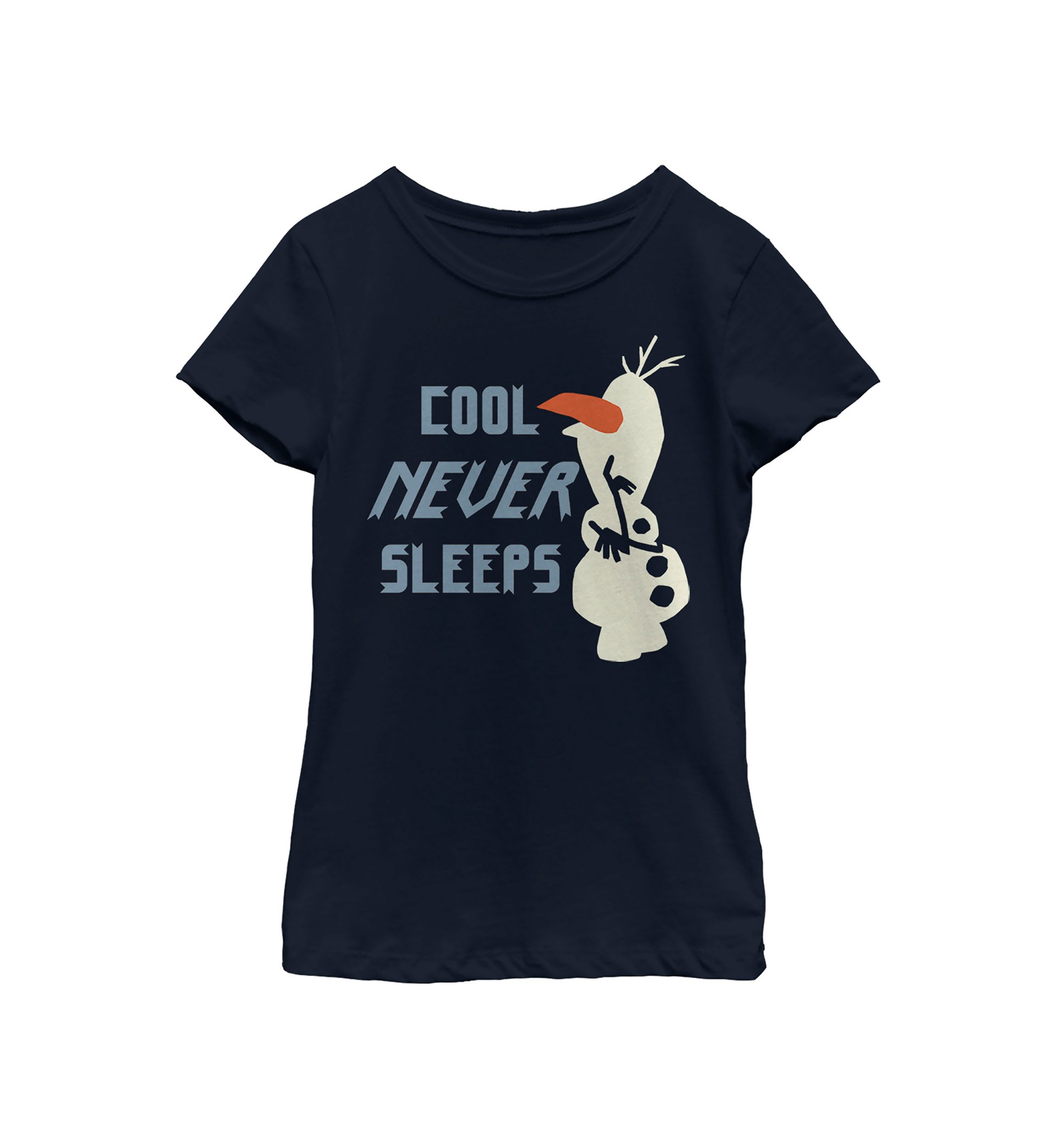 Girls 4-6x  Olaf Never Sleeps Graphic T-Shirt