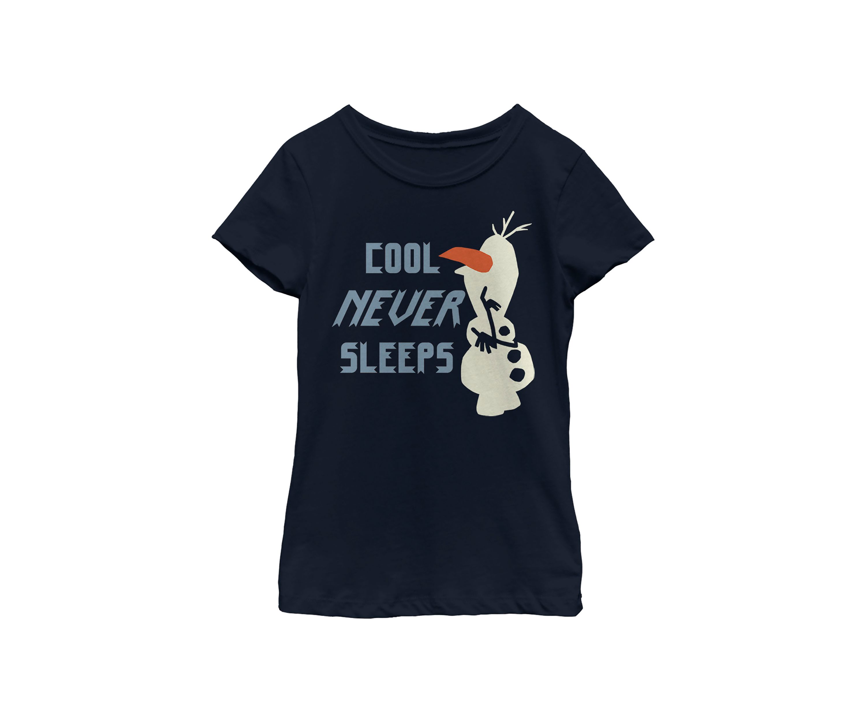 Girls 4-6x  Olaf Never Sleeps Graphic T-Shirt