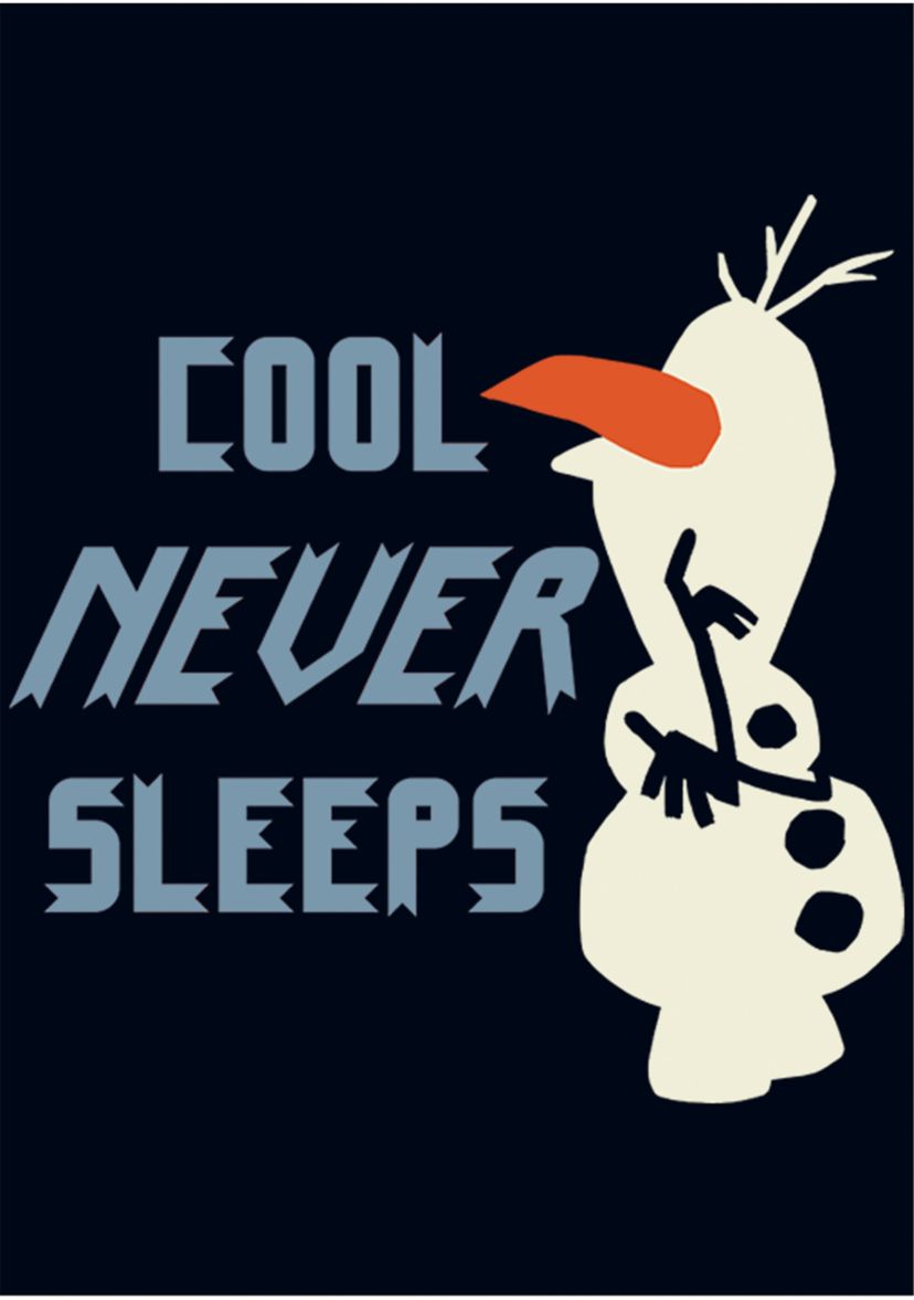 Girls 4-6x  Olaf Never Sleeps Graphic T-Shirt