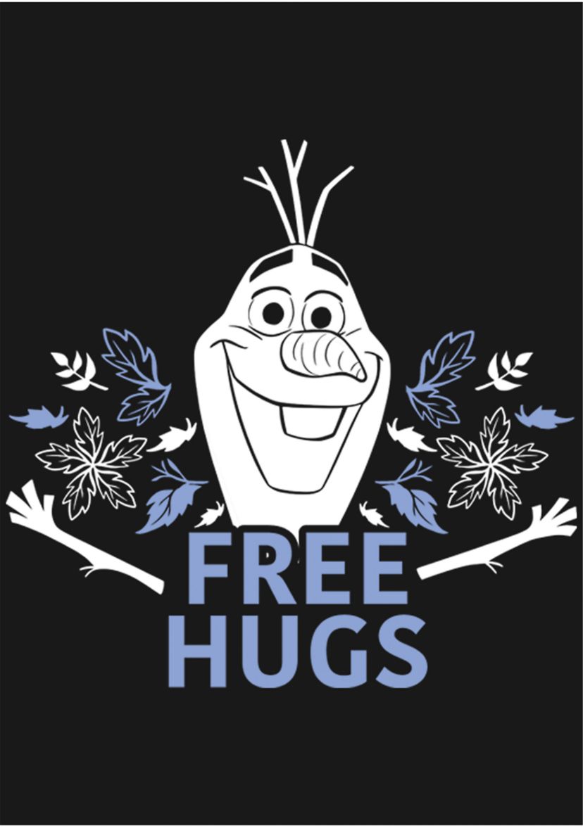 Girls 4-6x Free Olaf Hugs Graphic T-Shirt