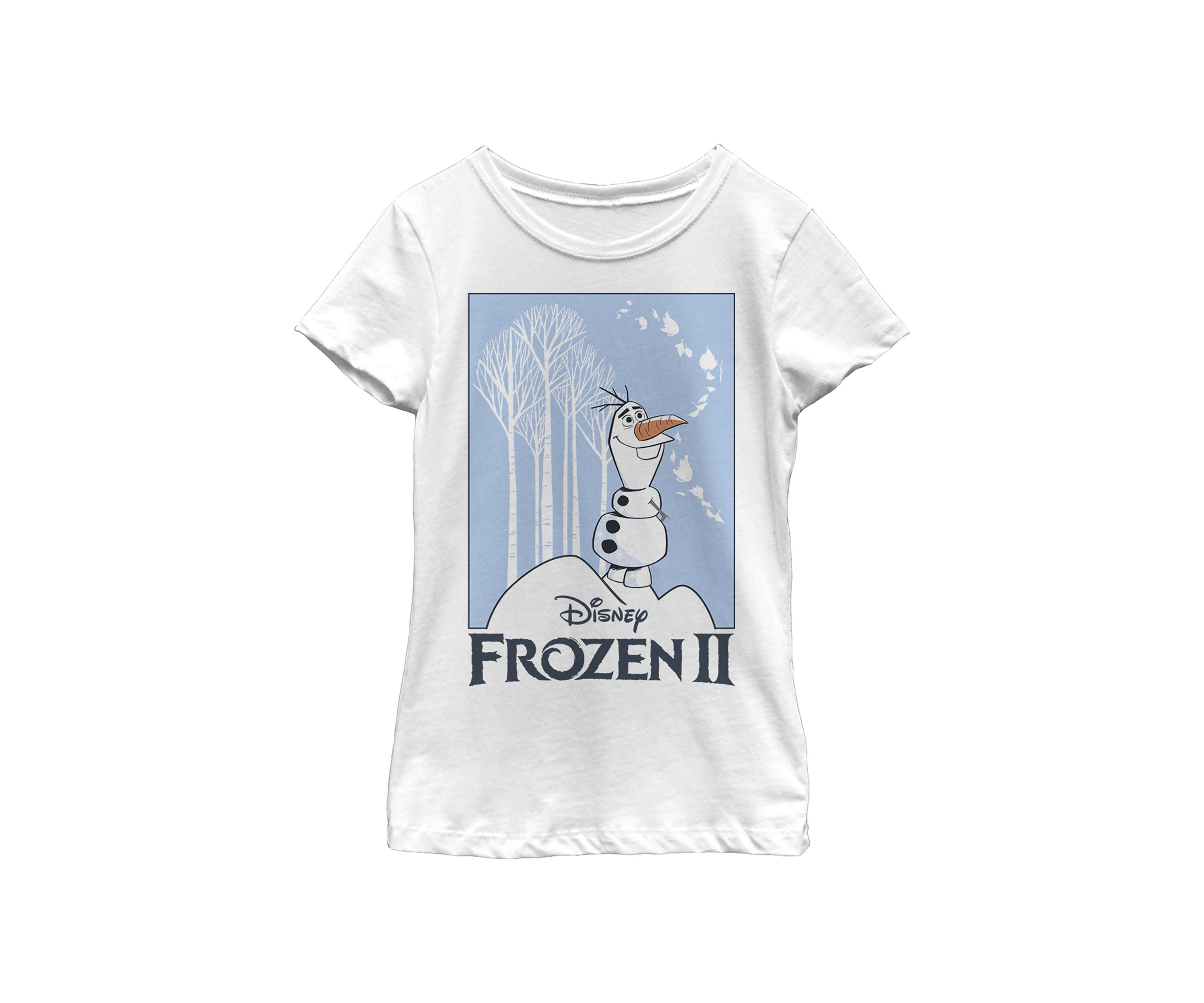 Girls 4-6x  Olaf Cut Out Graphic T-Shirt
