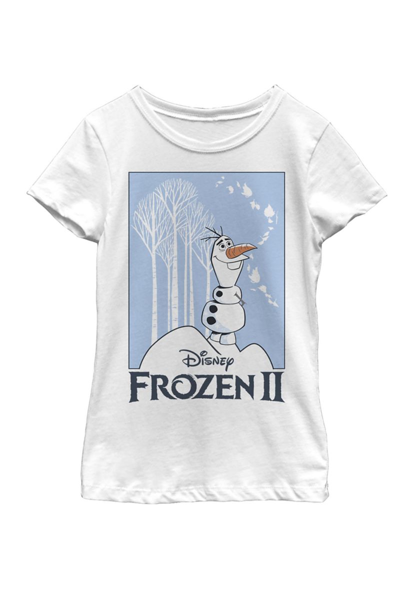 Girls 4-6x  Olaf Cut Out Graphic T-Shirt