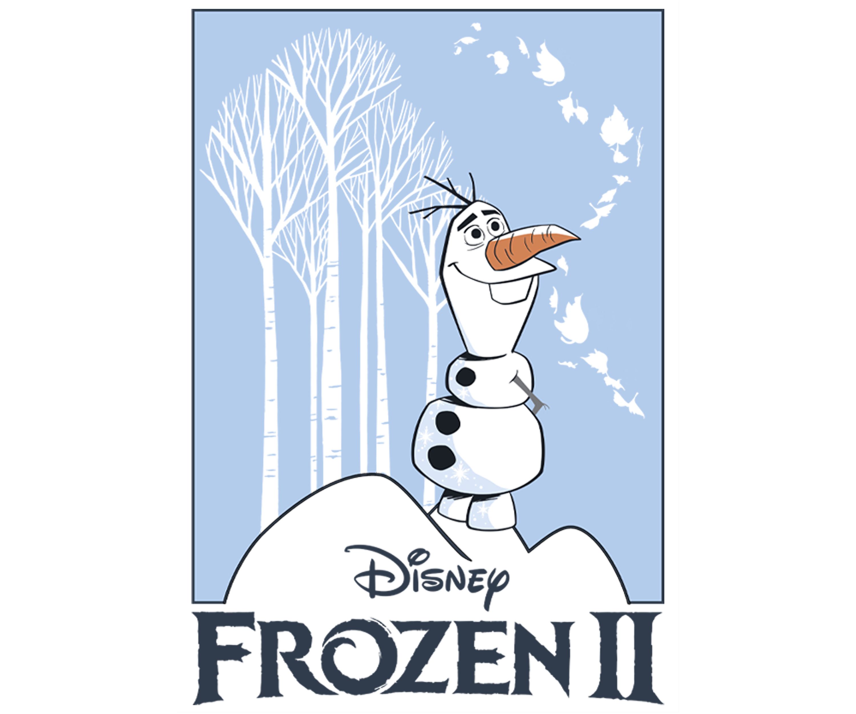 Girls 4-6x  Olaf Cut Out Graphic T-Shirt