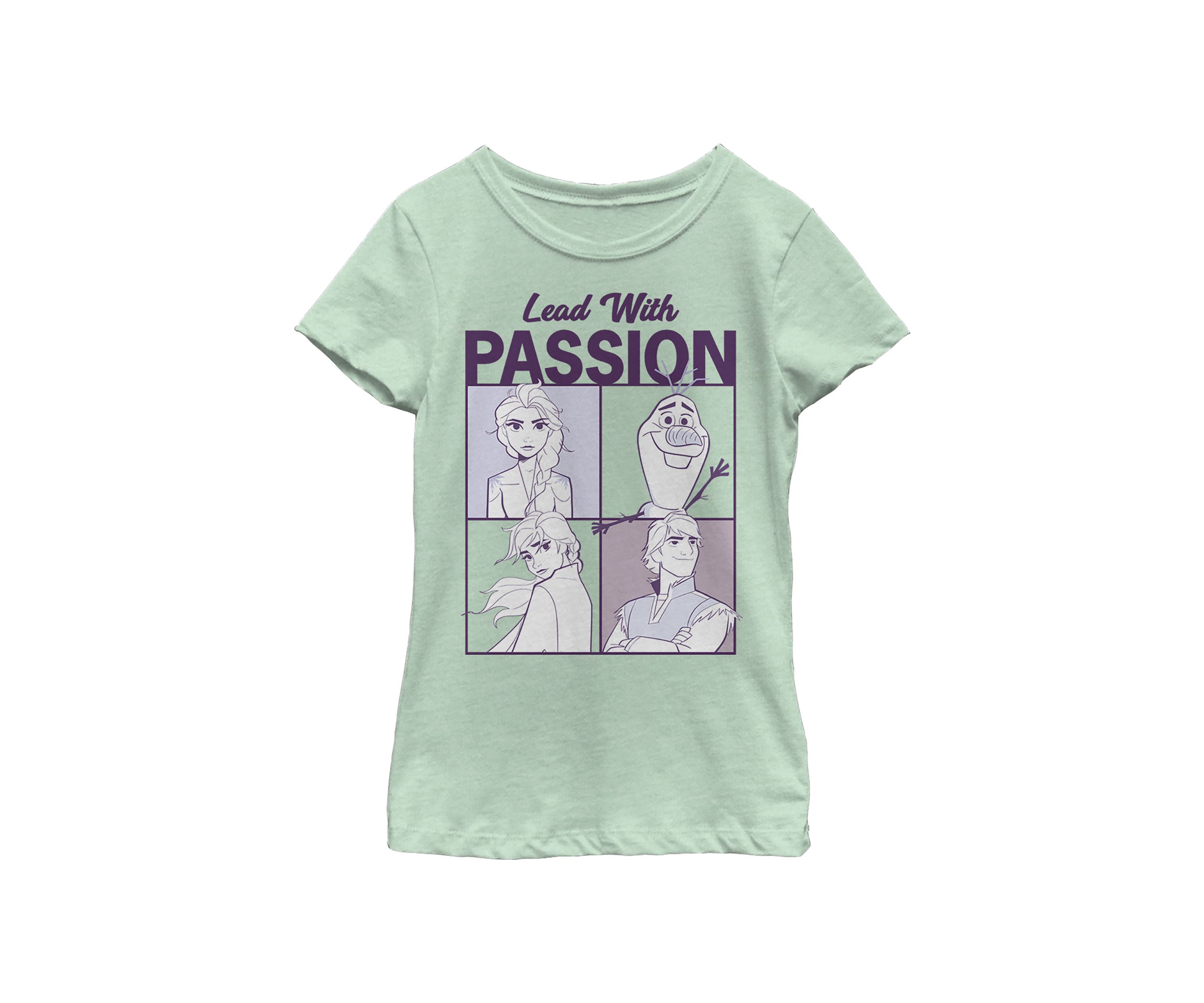 Girls 4-6x Lead With Passion Graphic T-Shirt