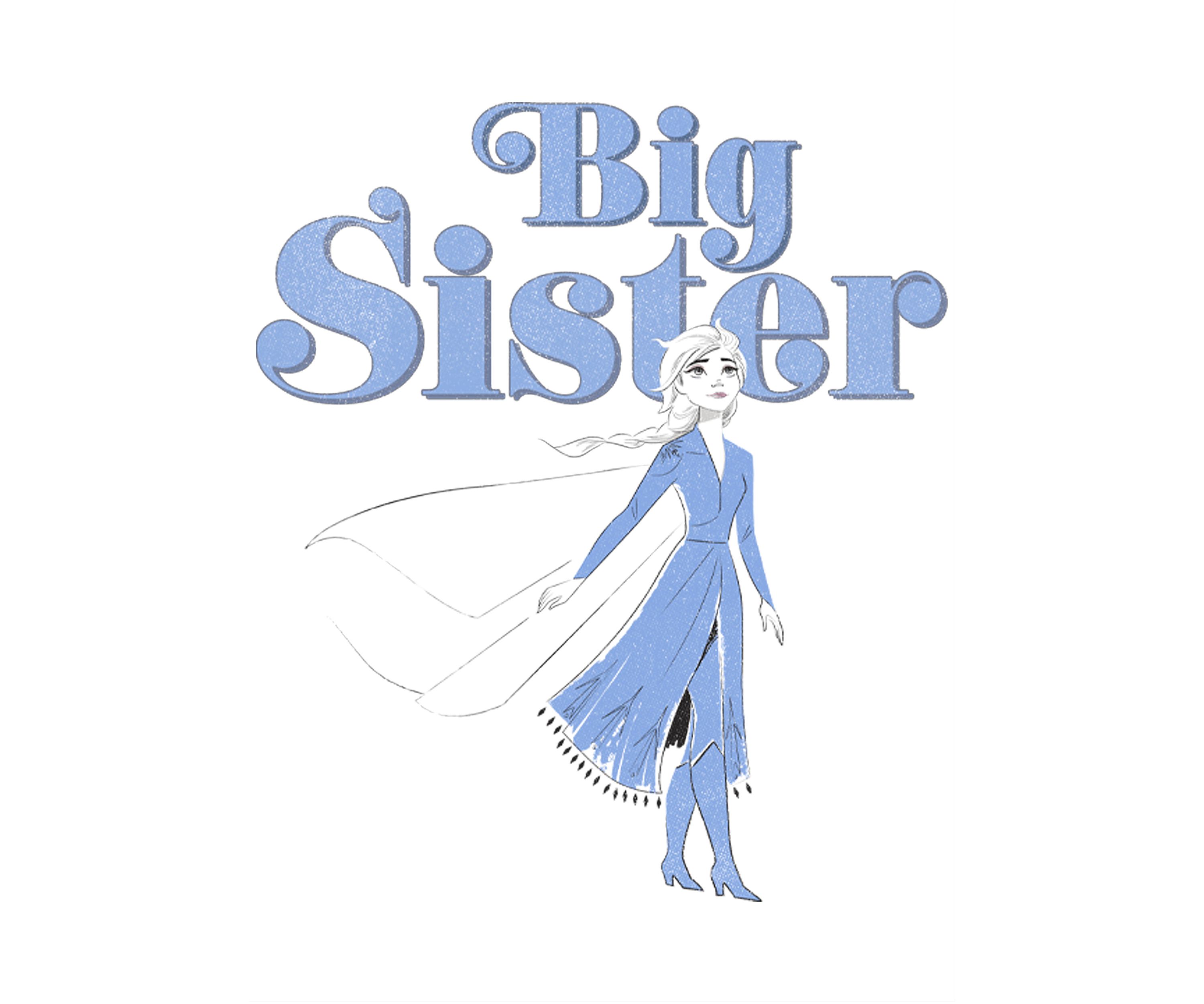 Girls 4-6x Big Sister Graphic T-Shirt