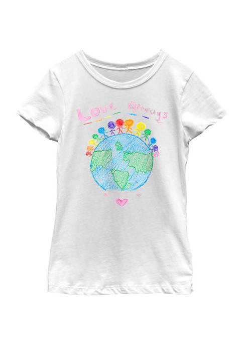 Girls 4-6x  Kidfest World Love Graphic T-Shirt