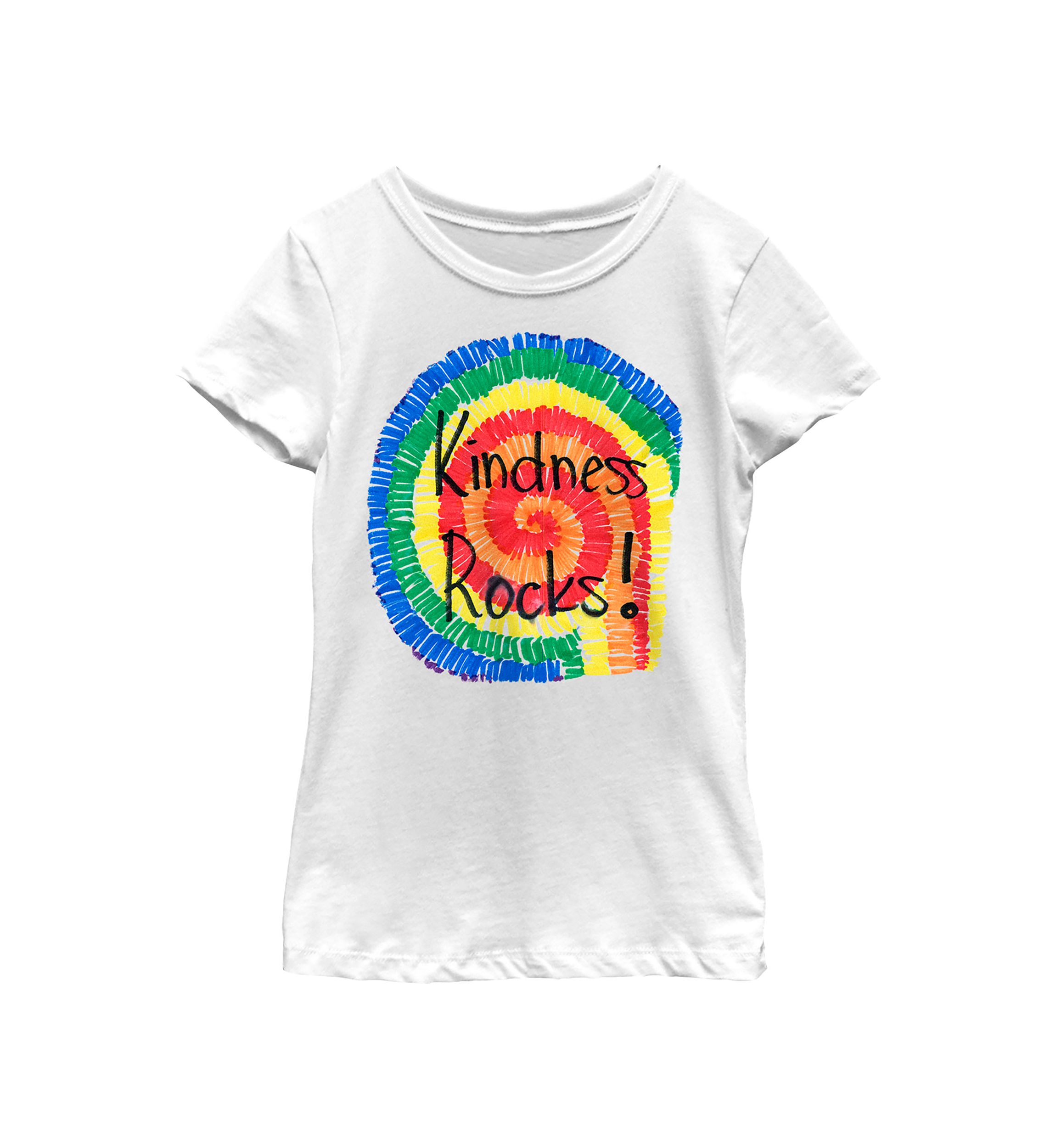 Girls 4-6x  Kidfest Kind Spiral Graphic T-Shirt