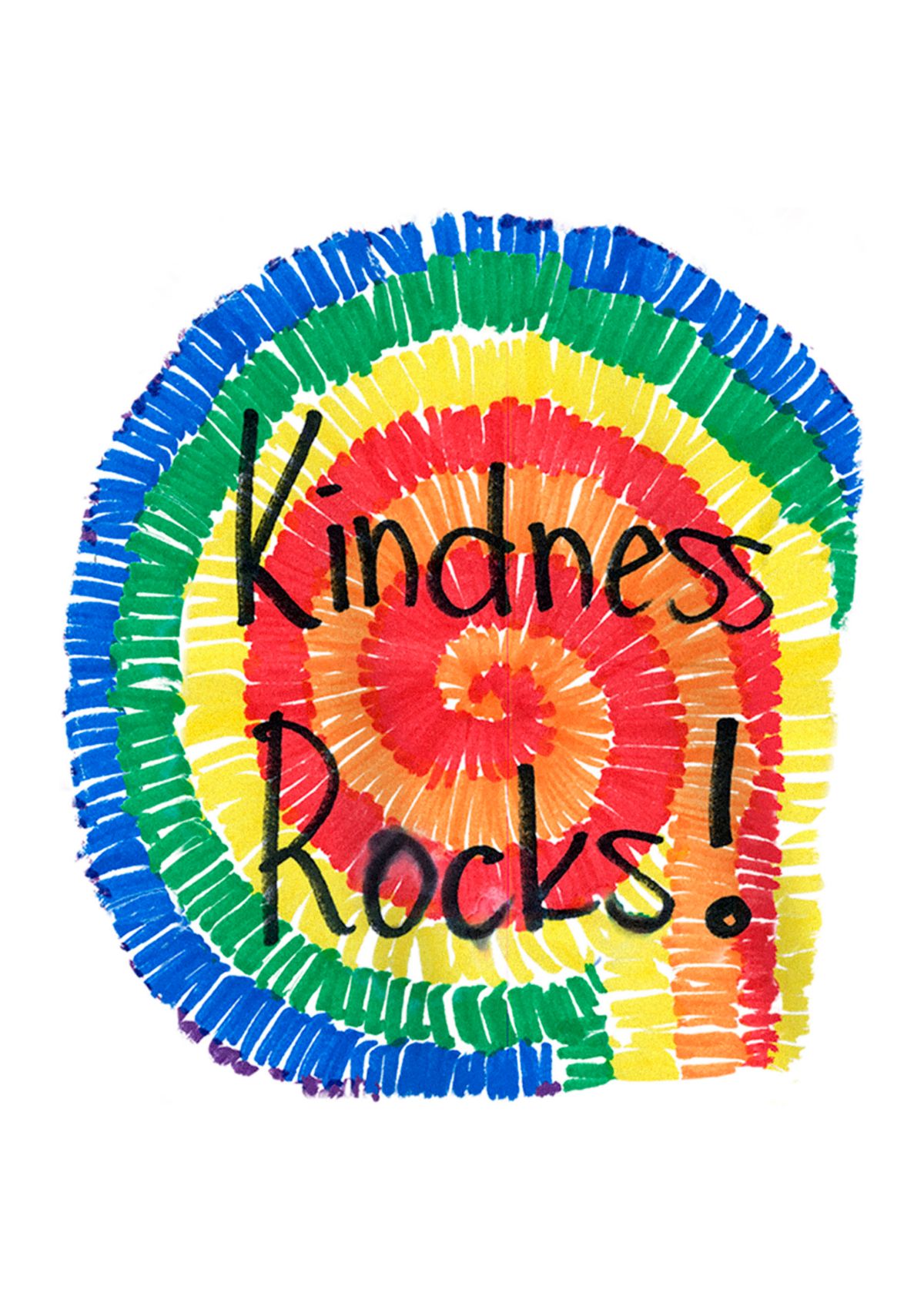 Girls 4-6x  Kidfest Kind Spiral Graphic T-Shirt