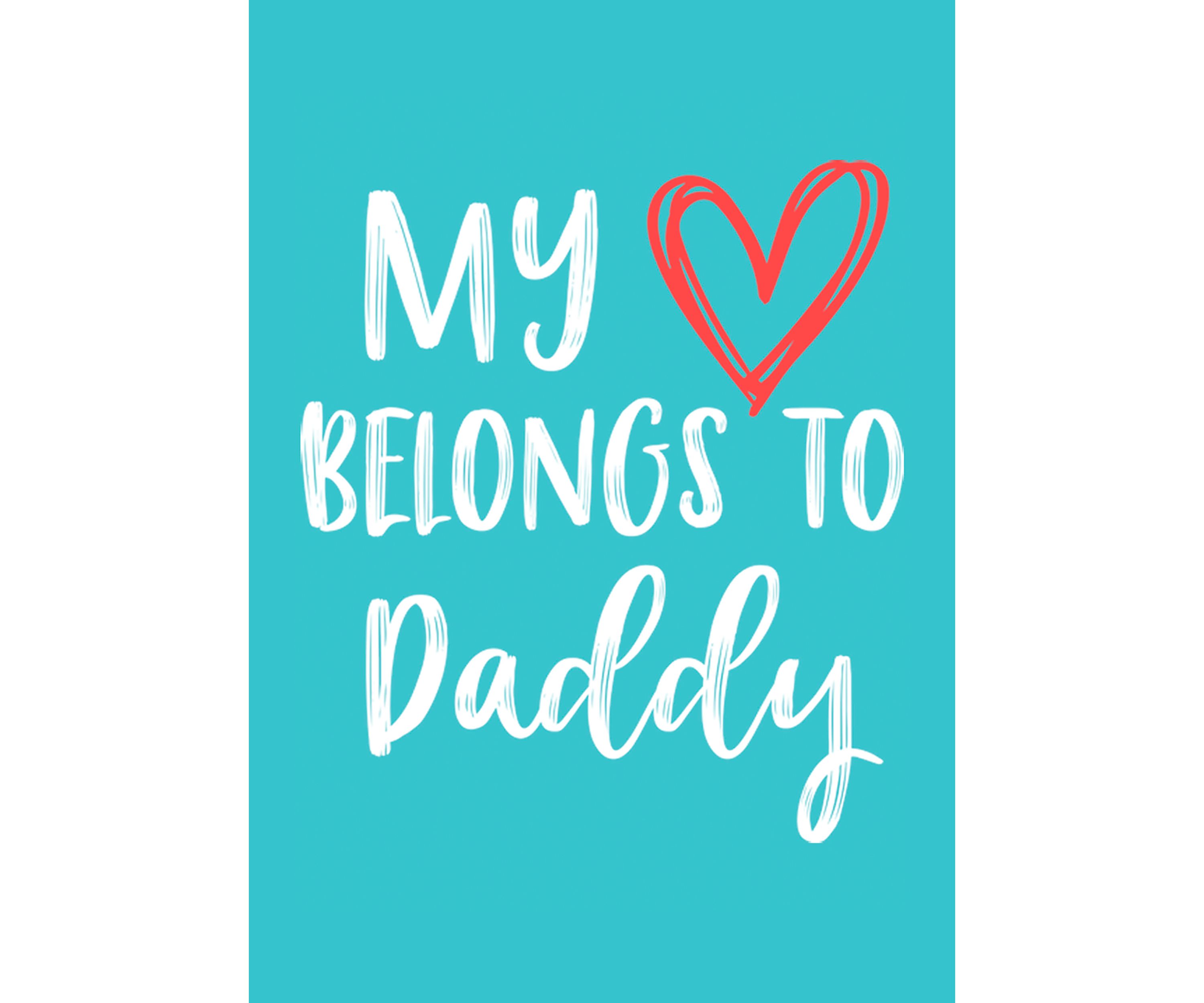 Girls 4-6x Heart Belongs to Daddy T-Shirt