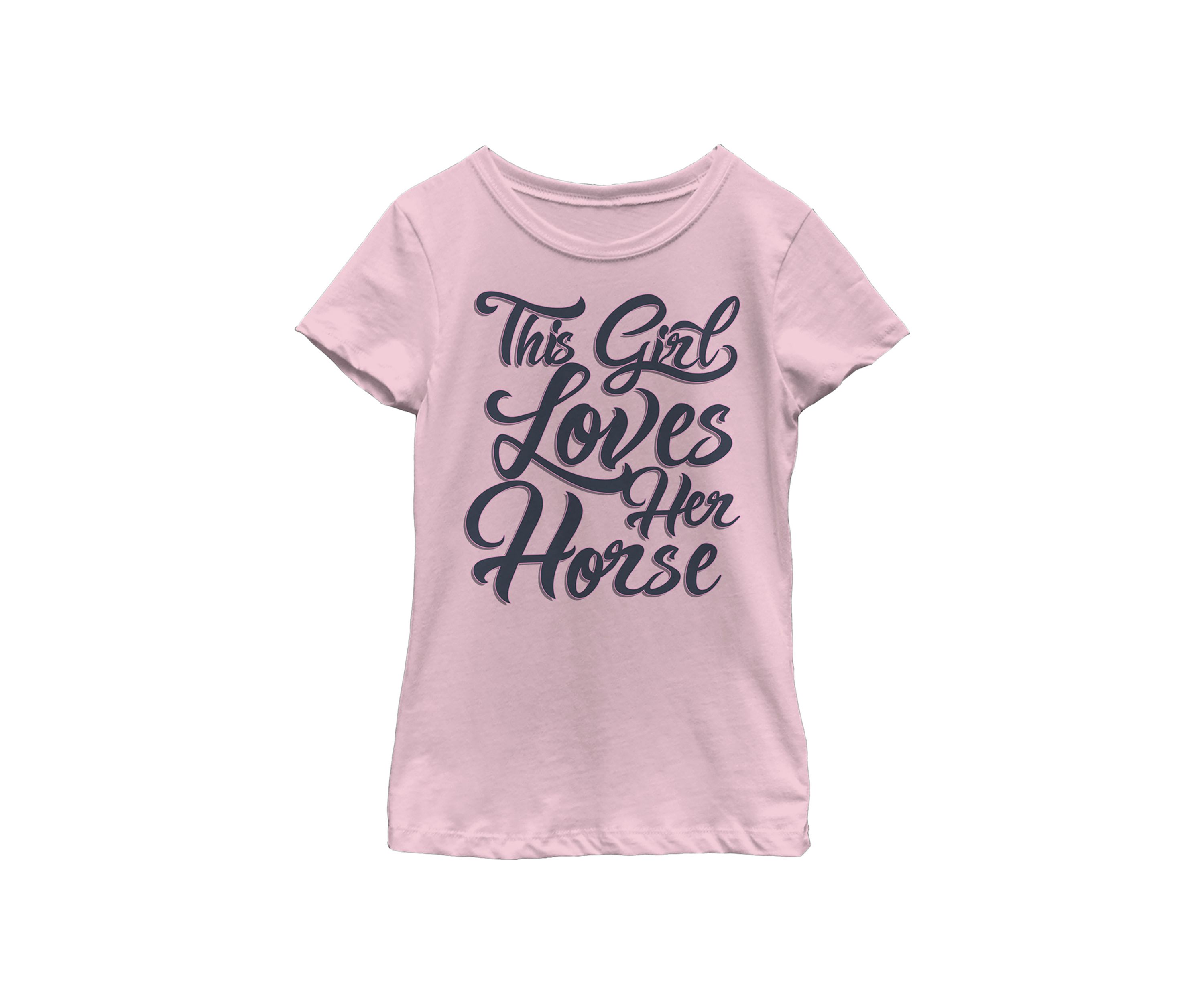 Girls 4-6x Loves Her Horse T-Shirt