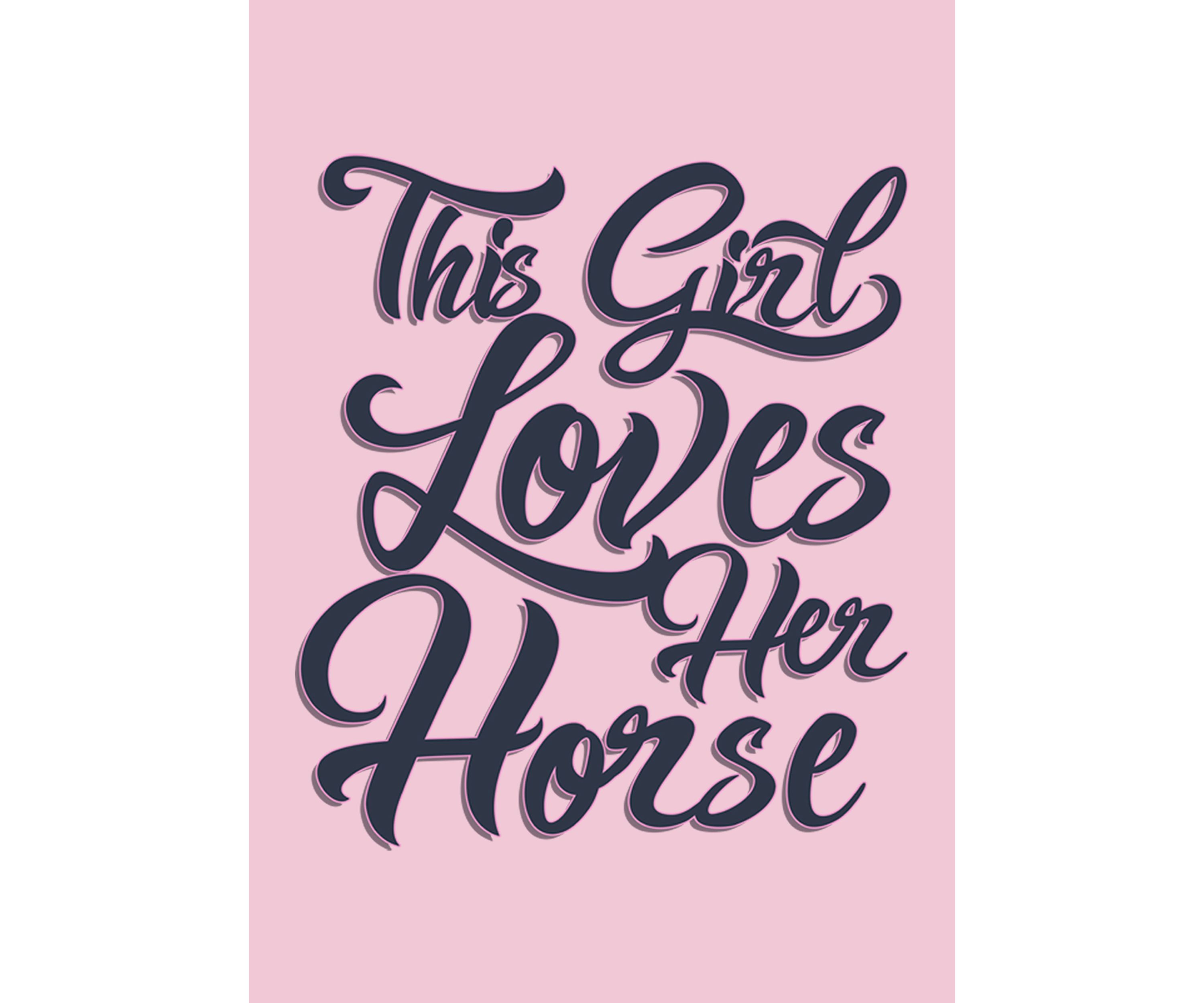 Girls 4-6x Loves Her Horse T-Shirt