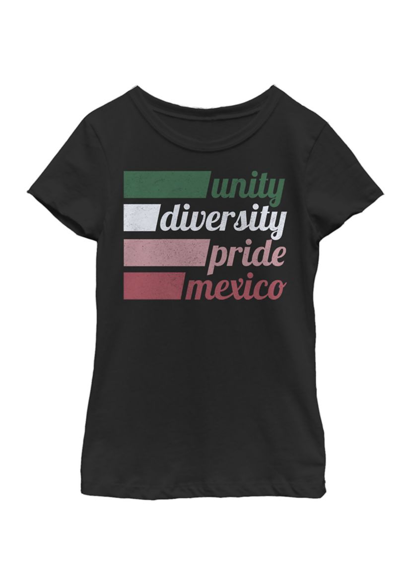 Girls 4-6x Mexico Unity Graphic T-Shirt