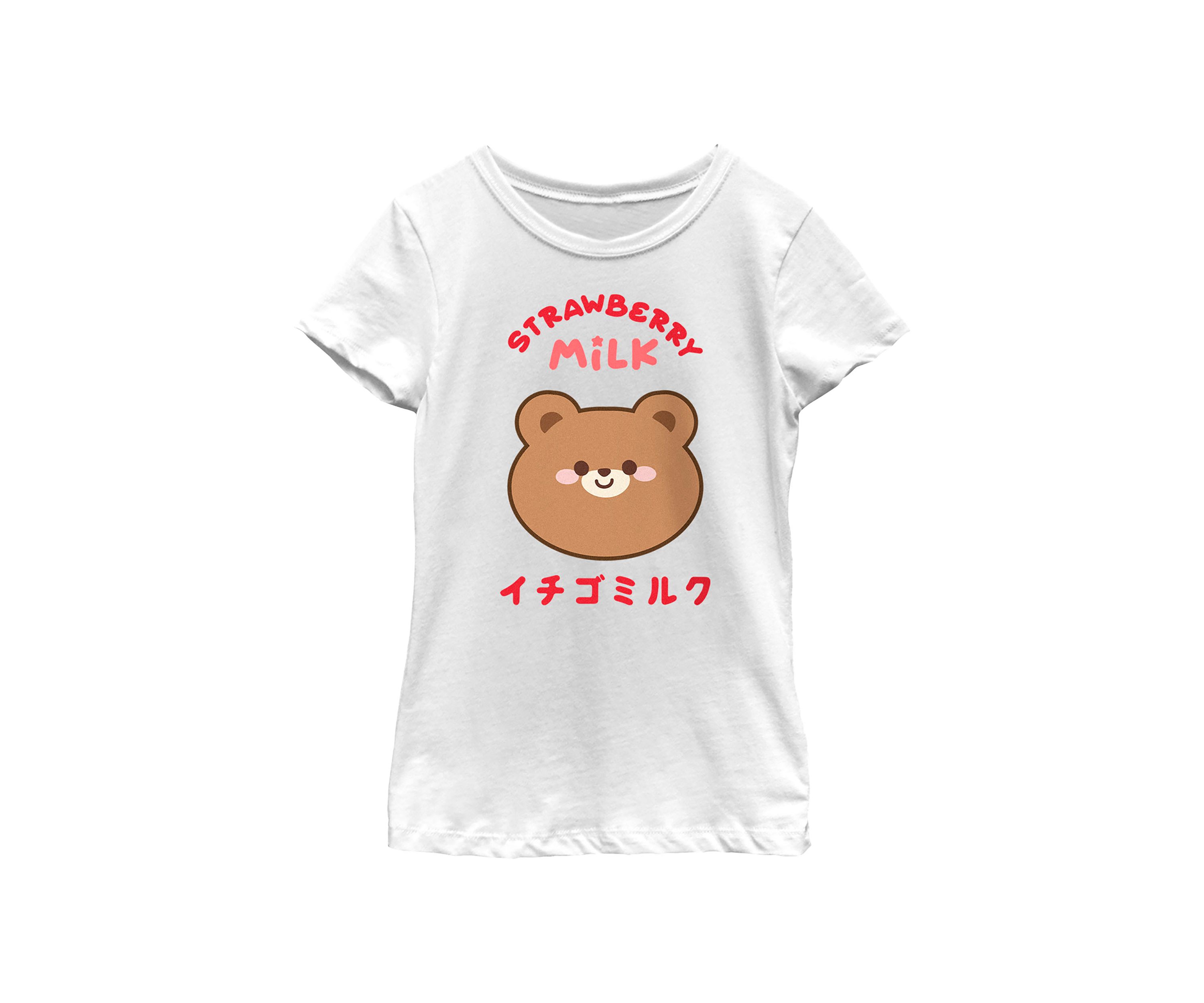Straw Milk Graphic T-Shirt