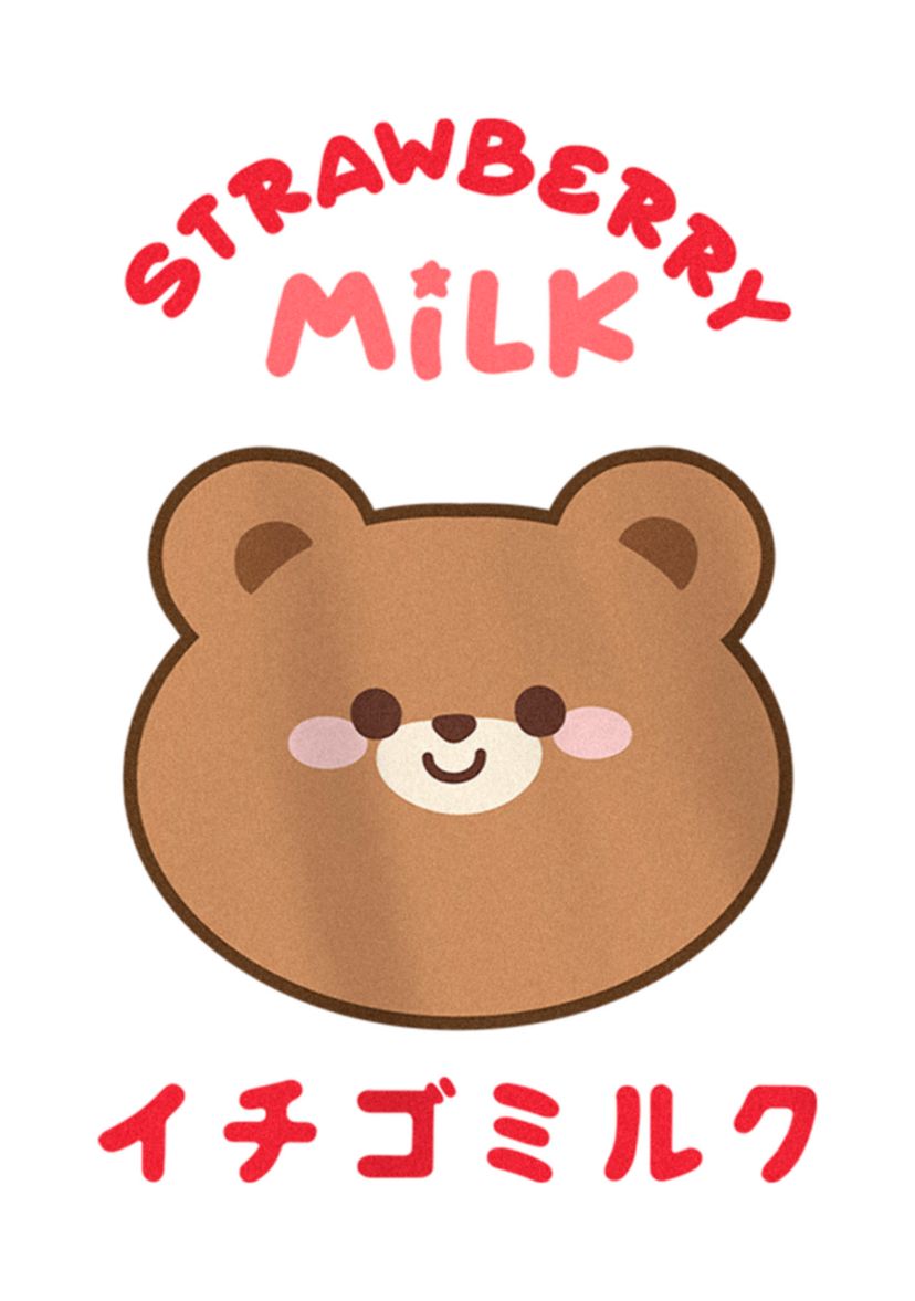 Straw Milk Graphic T-Shirt