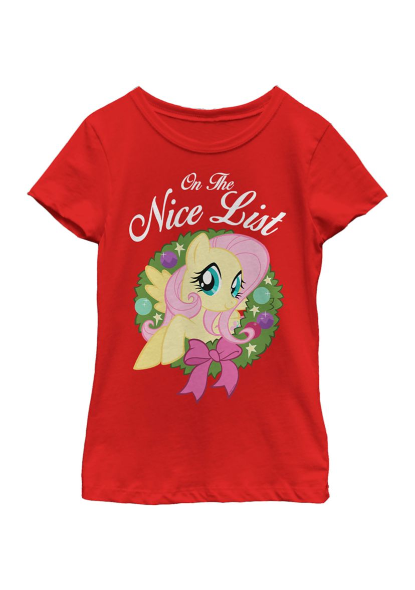 Girls 4-6x Nice List Fluttershy Top