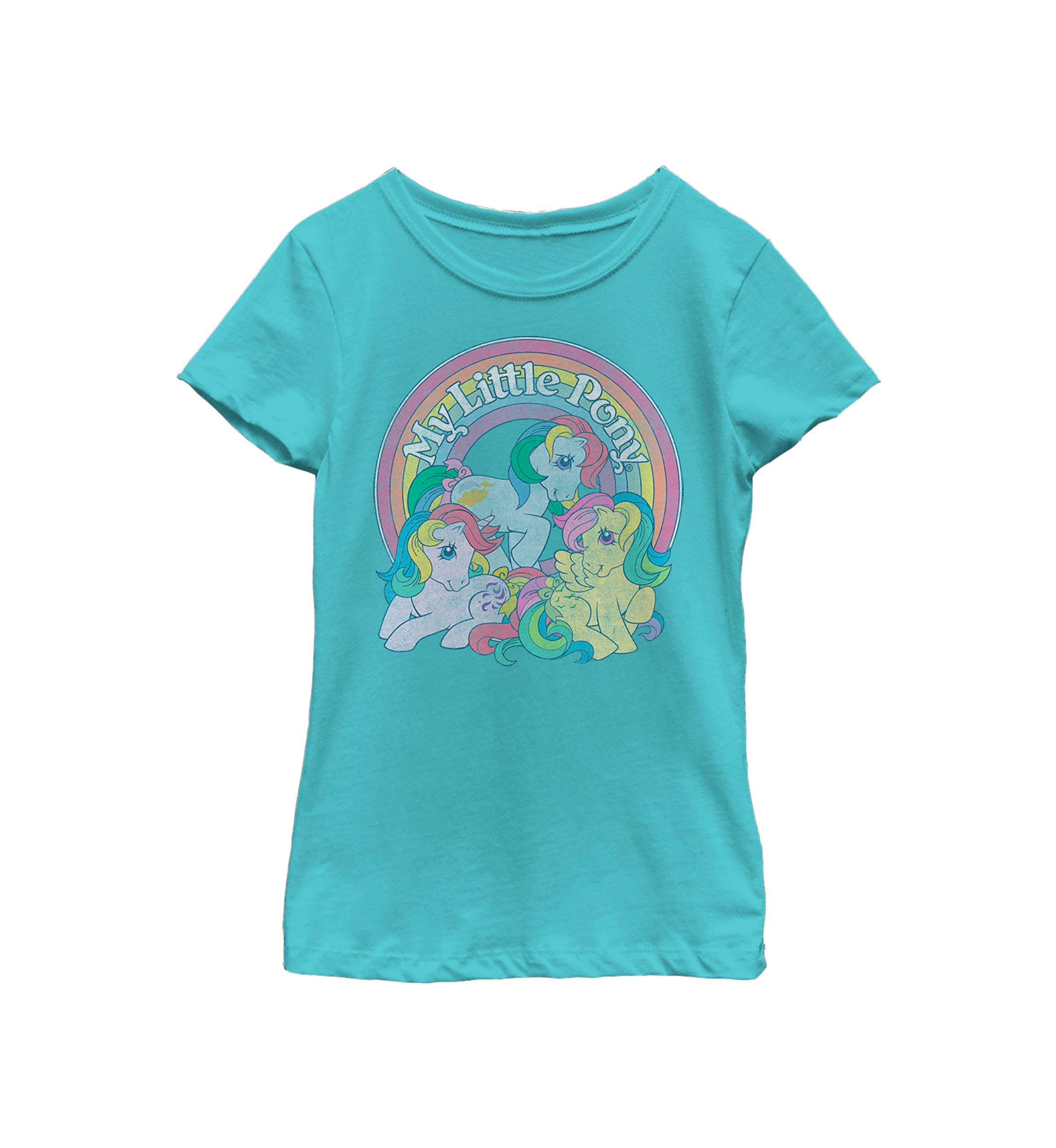 Girls 4-6x Retro Ponies Top