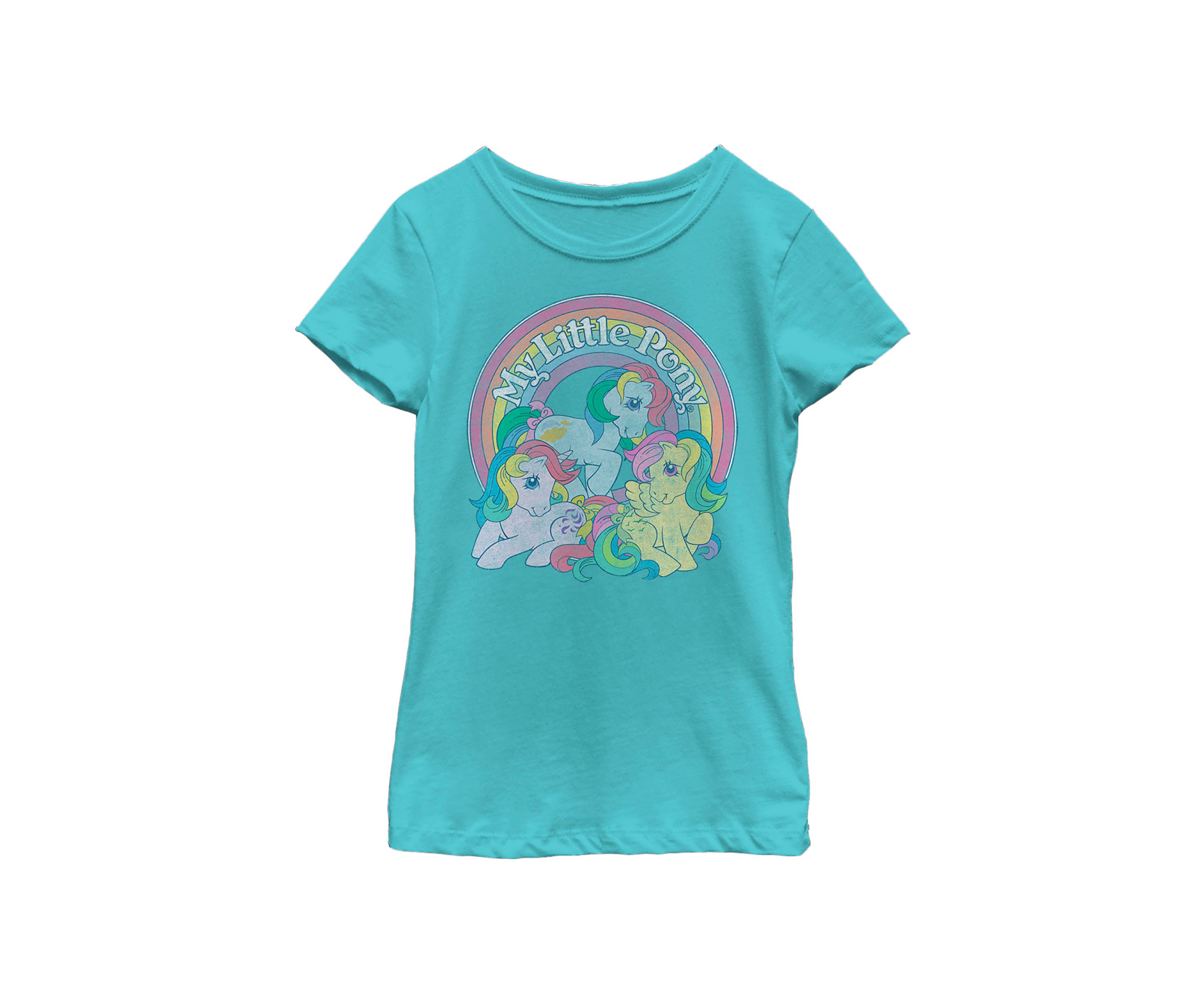 Girls 4-6x Retro Ponies Top