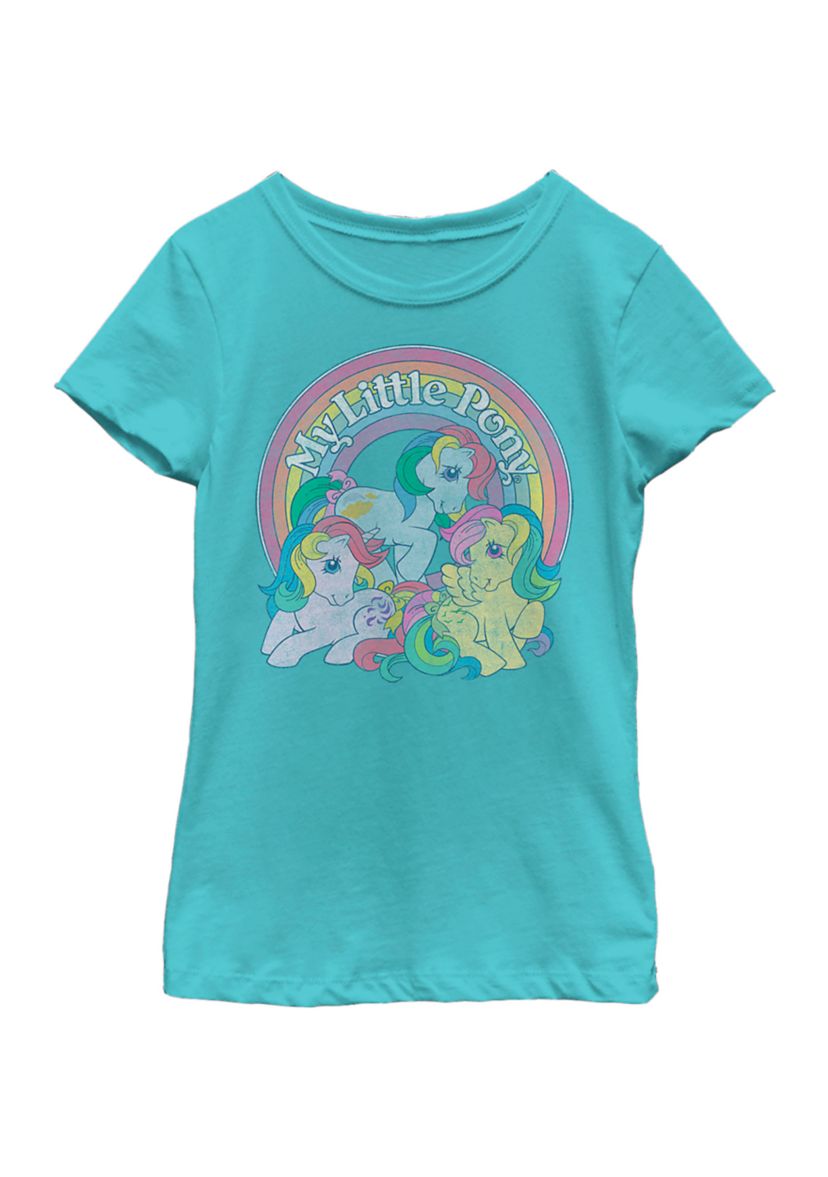 Girls 4-6x Retro Ponies Top