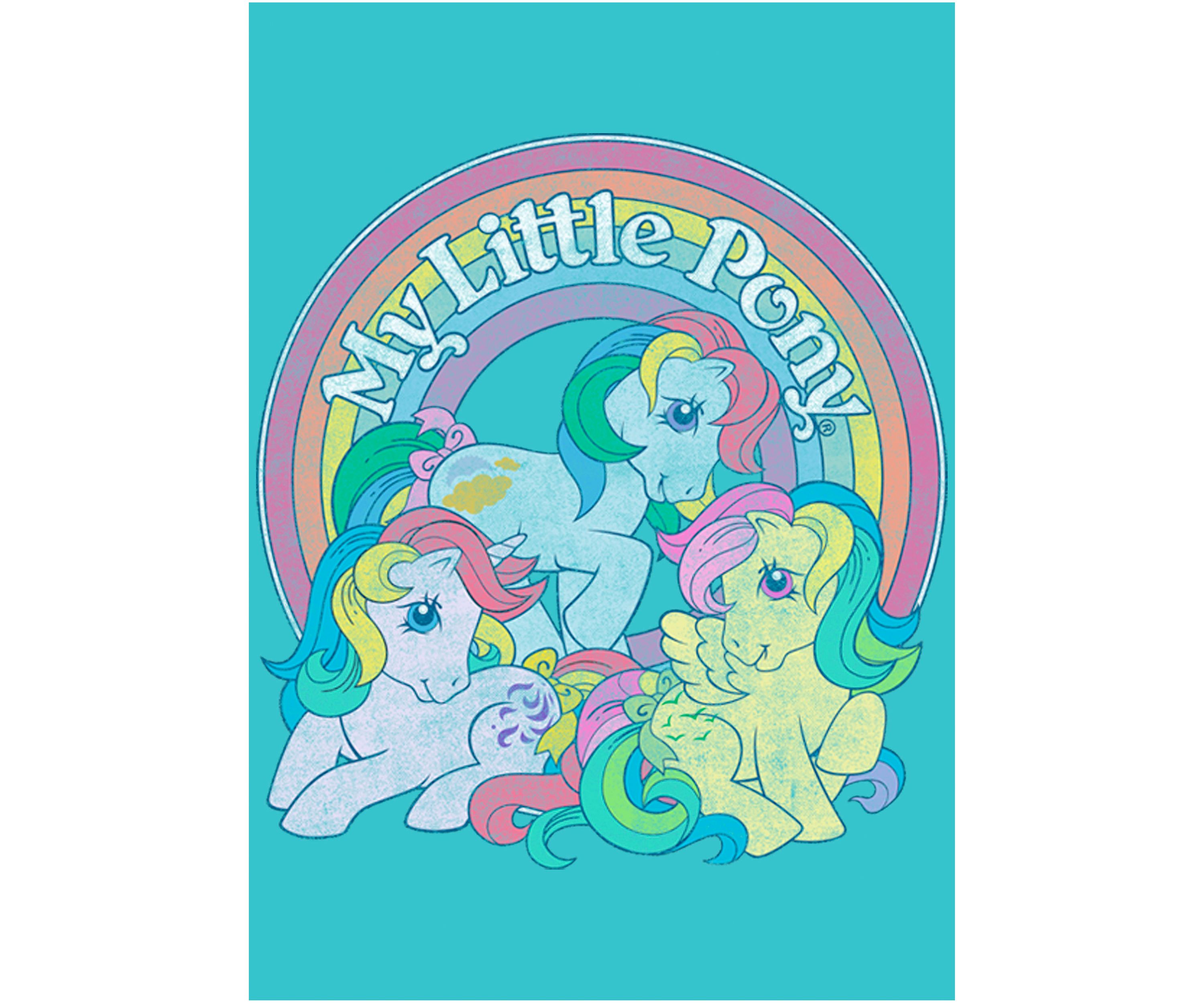Girls 4-6x Retro Ponies Top