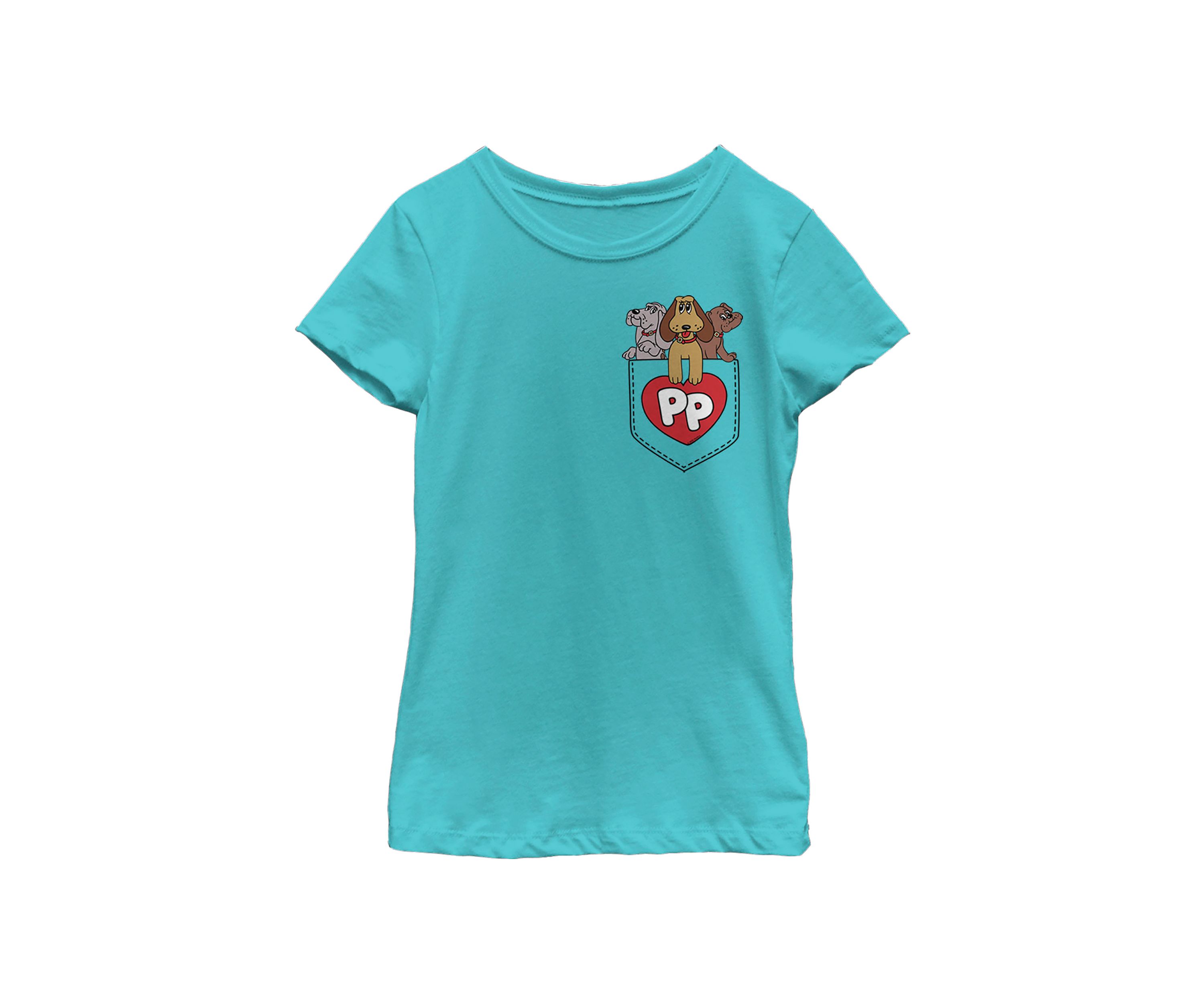 Girls 4-6x Puppy Pocket Graphic T-Shirt 