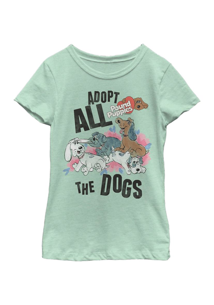 Girls 4-6x Adopt Em All Graphic T-Shirt