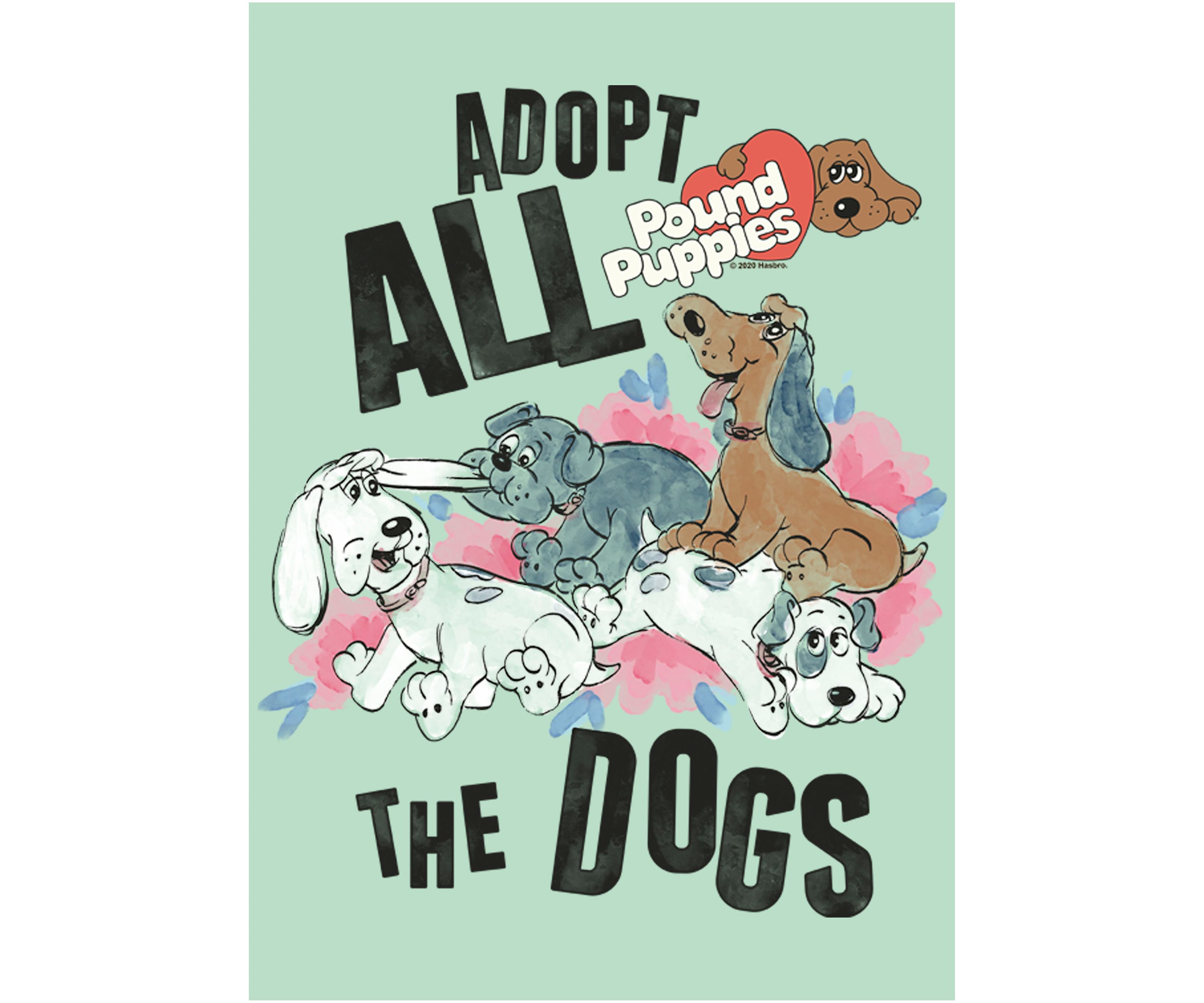 Girls 4-6x Adopt Em All Graphic T-Shirt