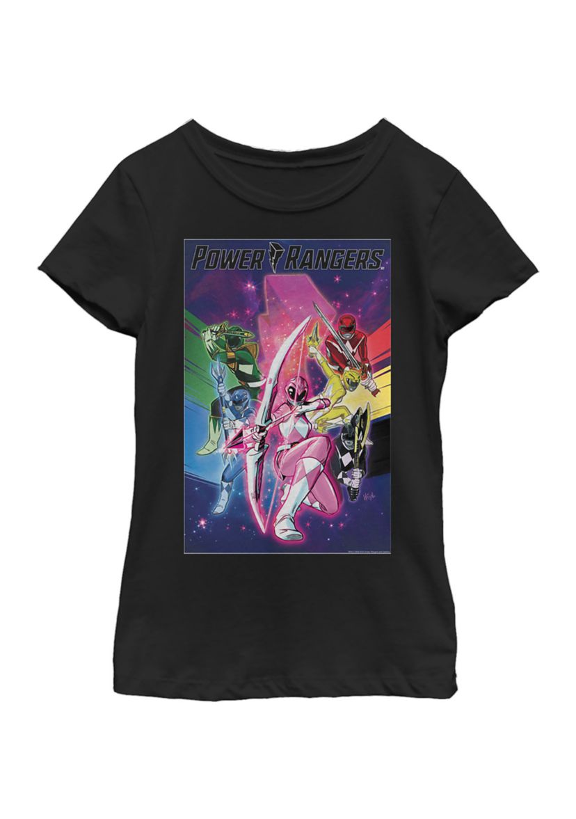 Girls 4-6x Colorful Poster Graphic T-Shirt