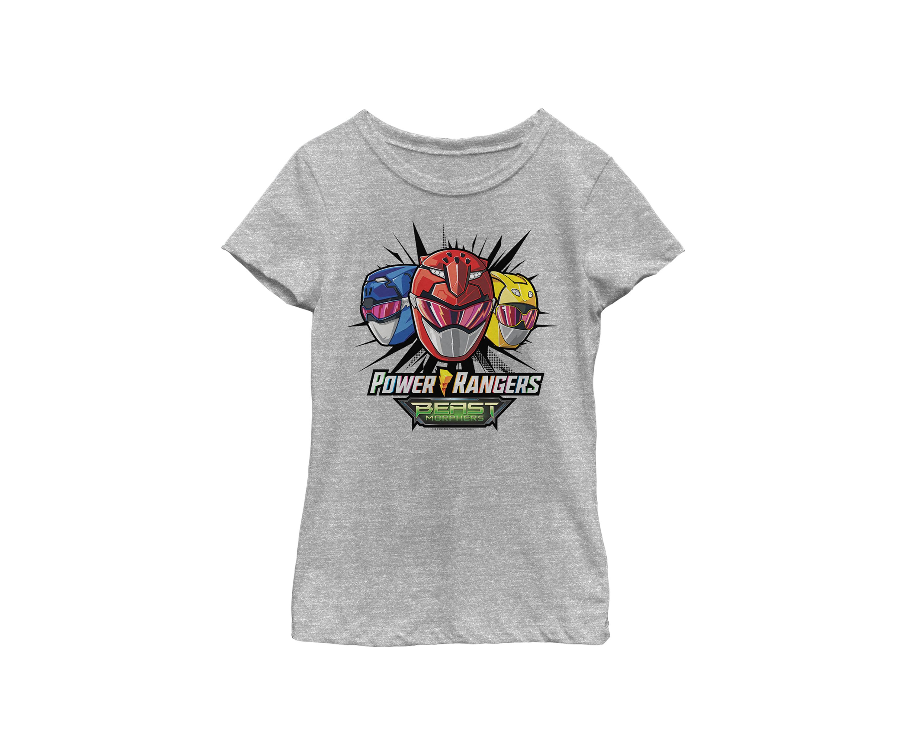 Girls 4-6x Beast Morphers Helmets Graphic T-Shirt