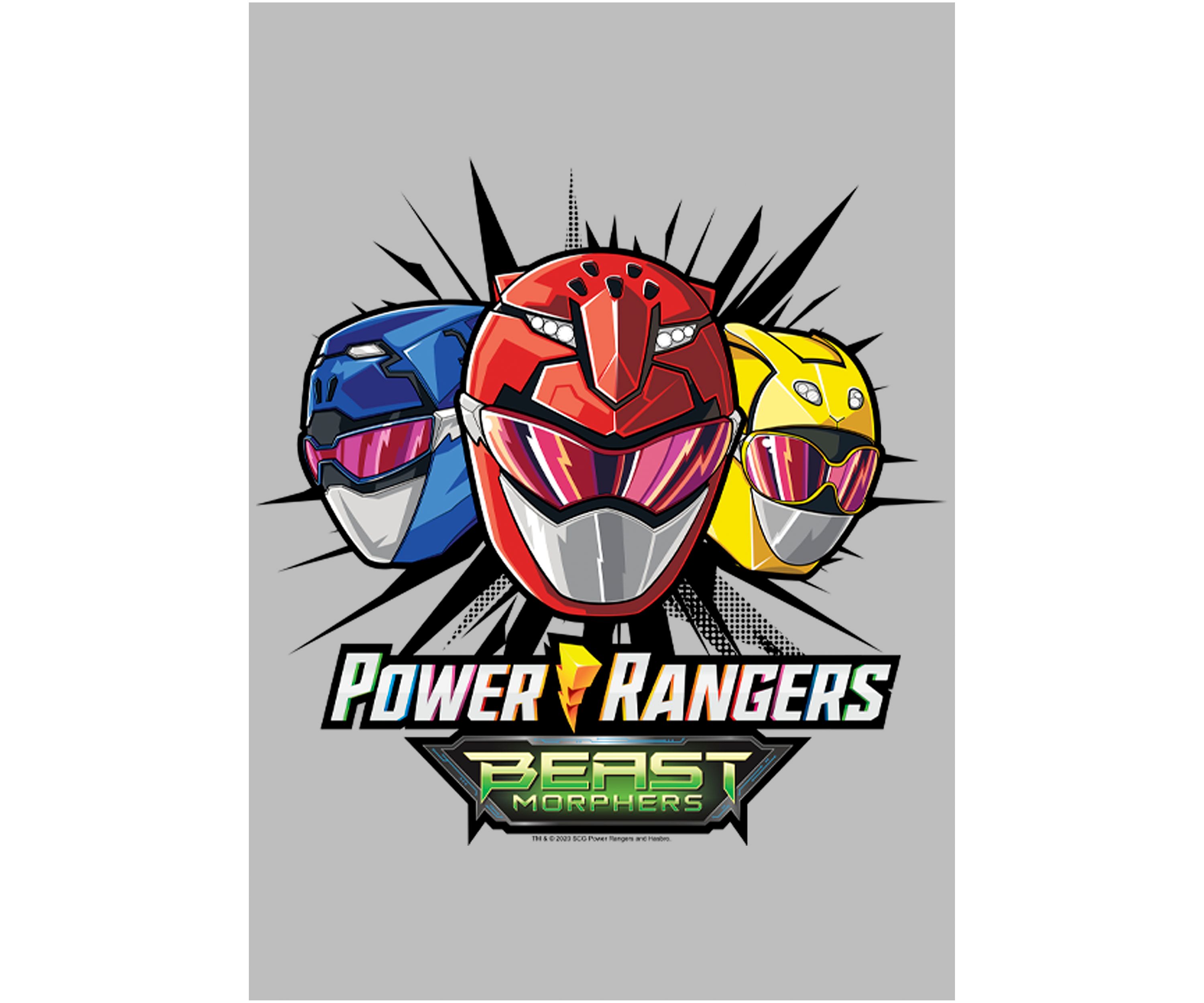 Girls 4-6x Beast Morphers Helmets Graphic T-Shirt