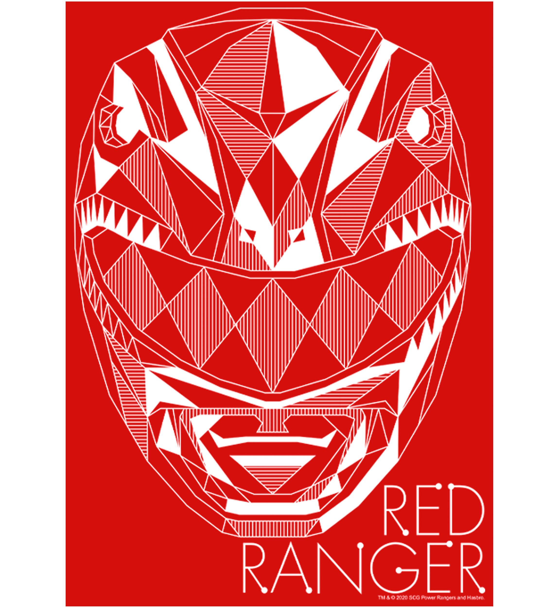 Girls 4-6x Red Ranger Lines Graphic T-Shirt