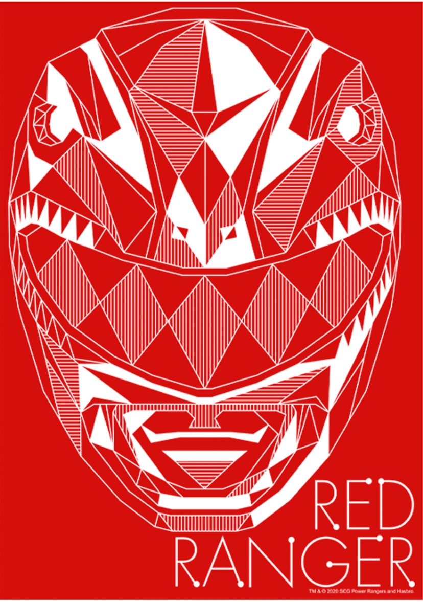 Girls 4-6x Red Ranger Lines Graphic T-Shirt