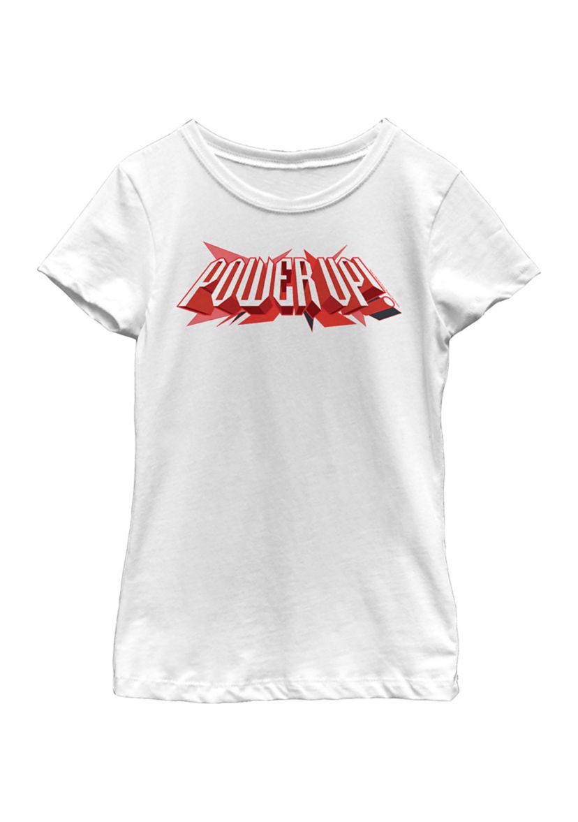 Girls 4-6x Power Up Graphic T-Shirt