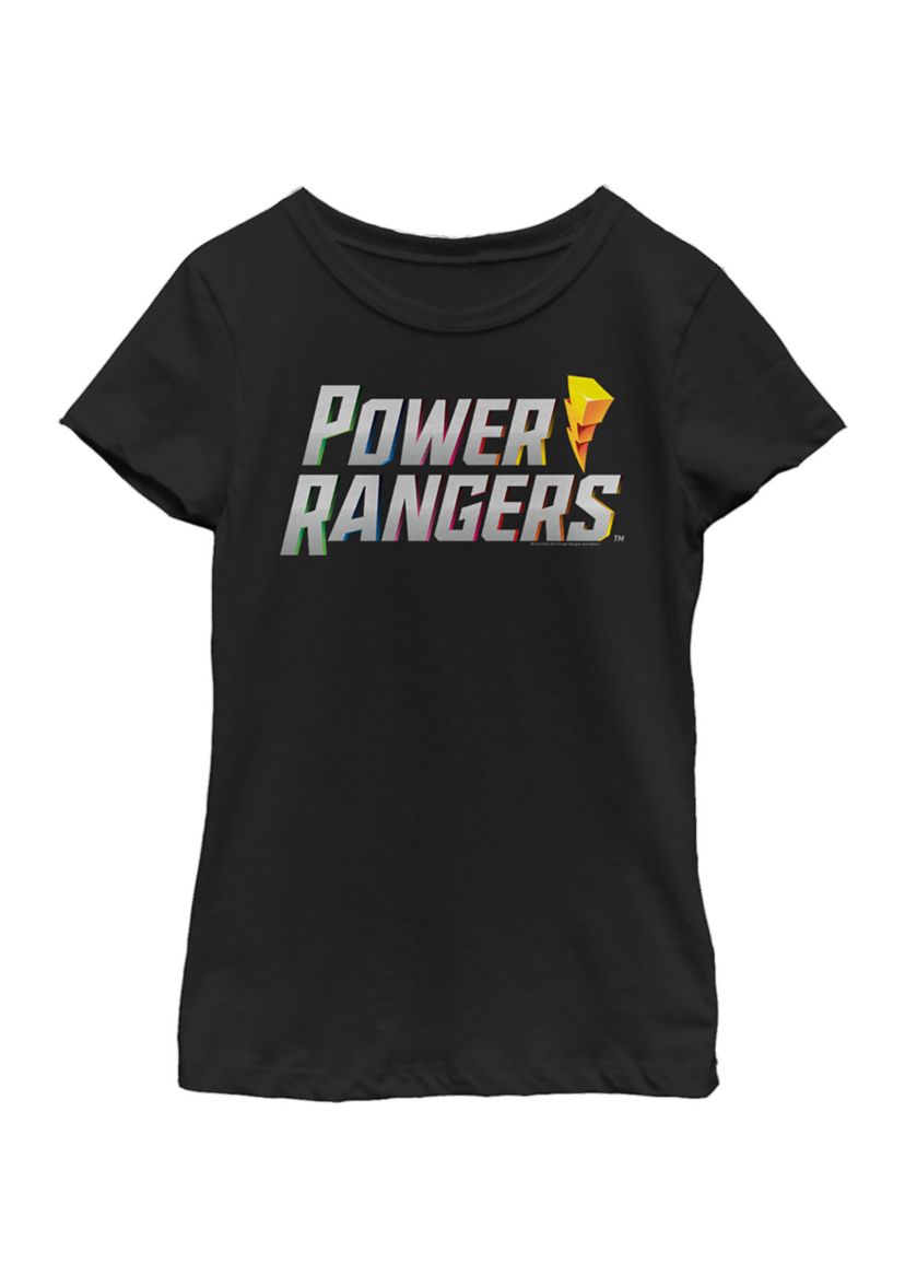 Girls 4-6x Power 3D Logo Graphic T-Shirt