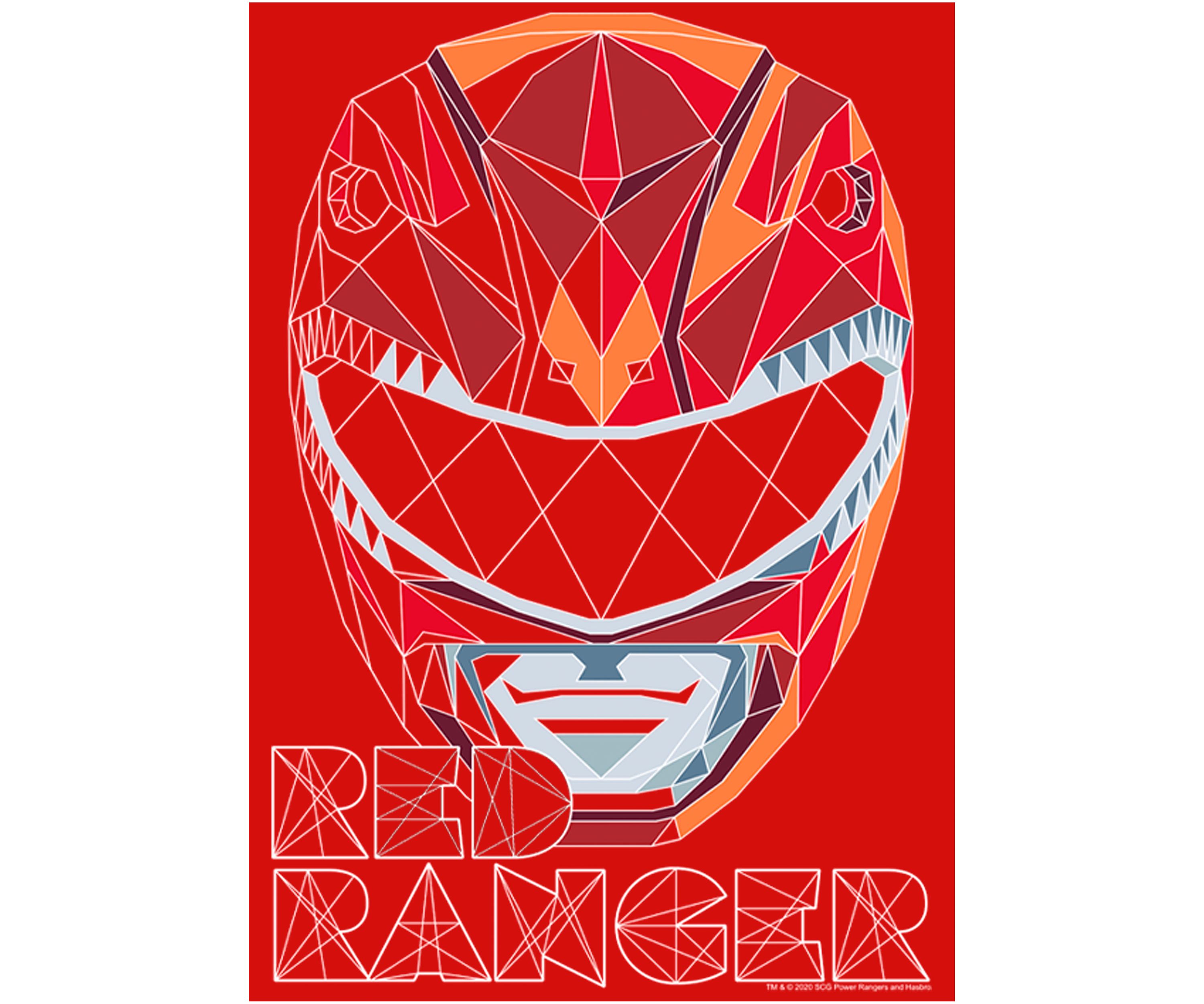 Girls 4-6x Red Ranger Poly Graphic T-Shirt