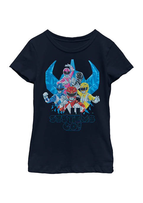 Power Rangers Girls 4-6x Systems Go Graphic T-Shirt