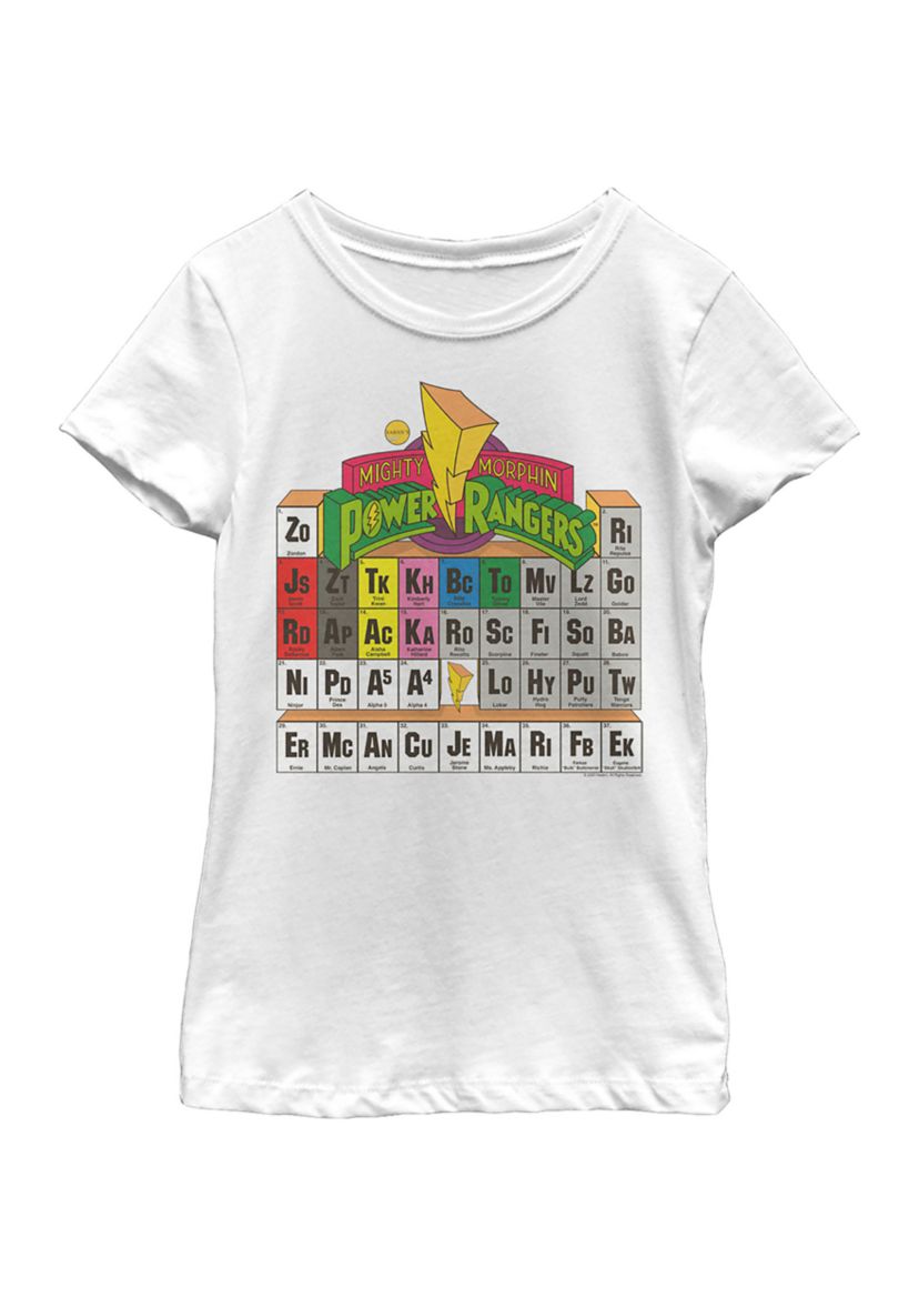Girls 4-6x Power Ranger Table Graphic T-Shirt